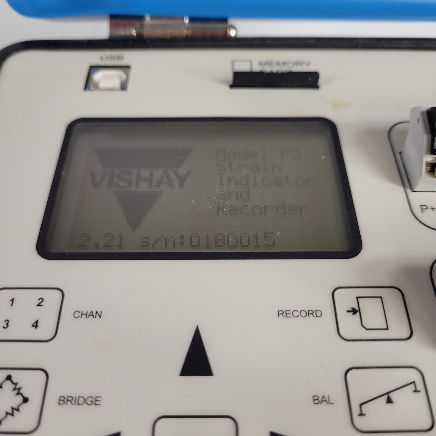 Vishay Micro-Measurements P3 Strain Indicator and Recorder Bridge Load Cell