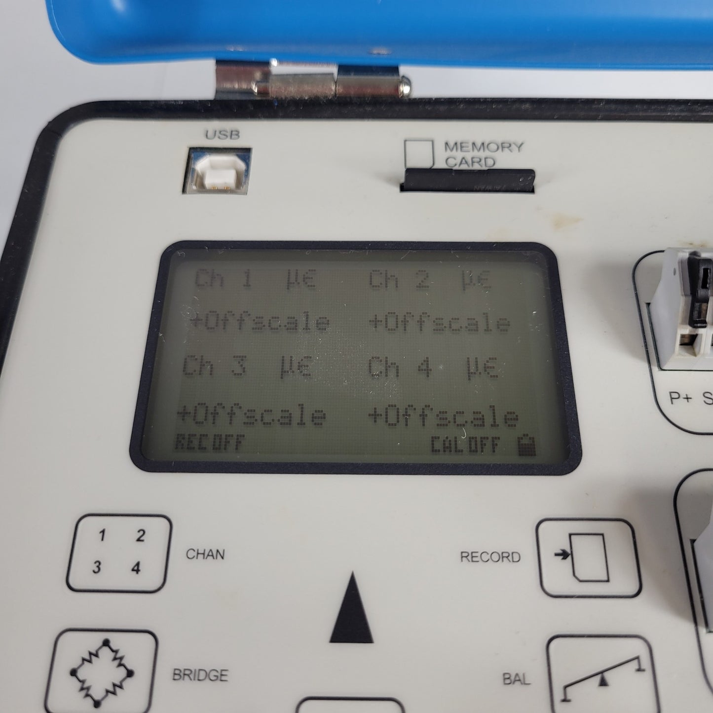 Vishay Micro-Measurements P3 Strain Indicator and Recorder Bridge Load Cell