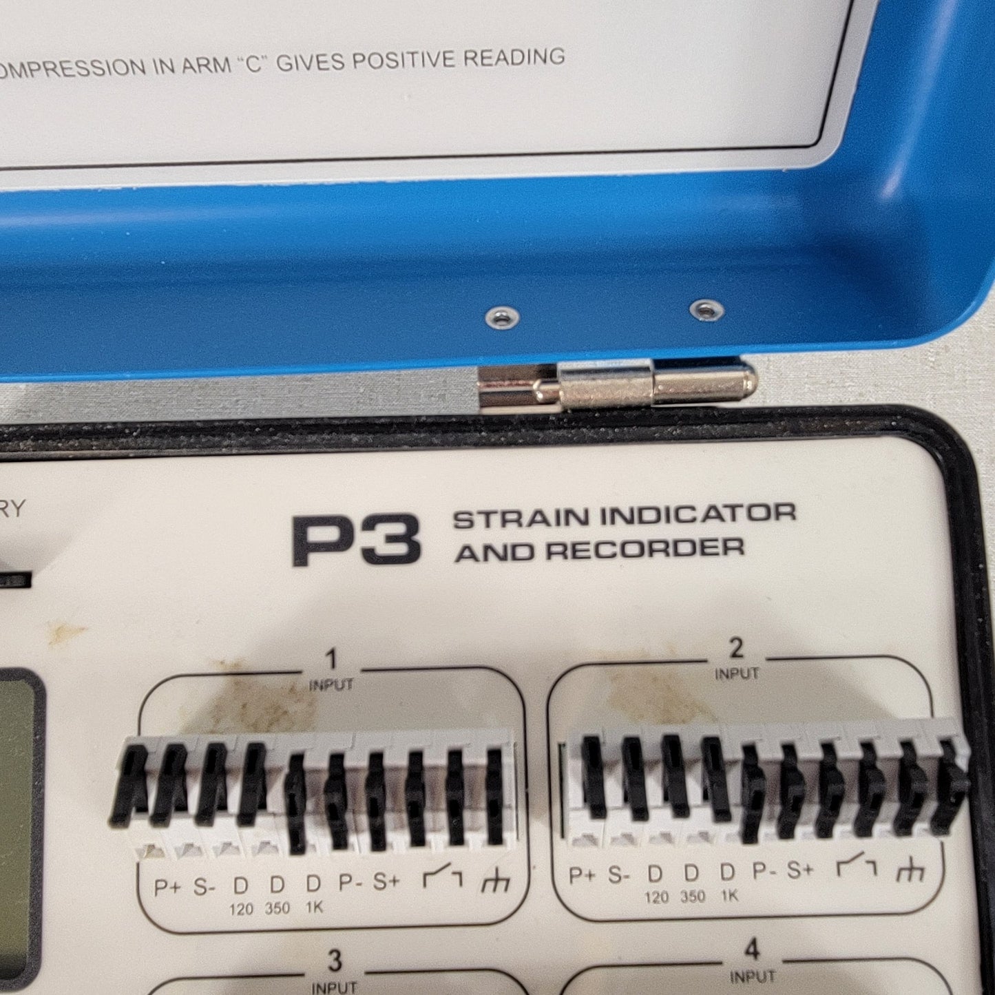 Vishay Micro-Measurements P3 Strain Indicator and Recorder Bridge Load Cell
