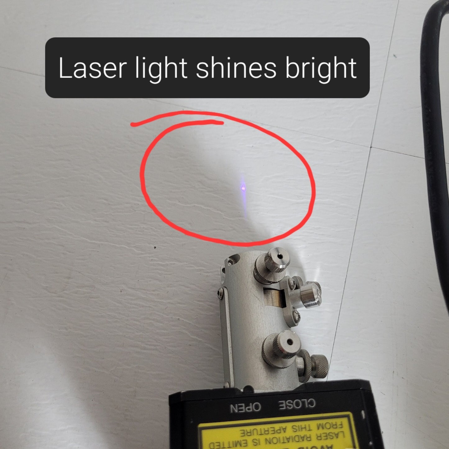 Olympus FV5-LD405 Confocal Laser 405nm UV Purple 25mW w/ FV5-LDPSU Power Source