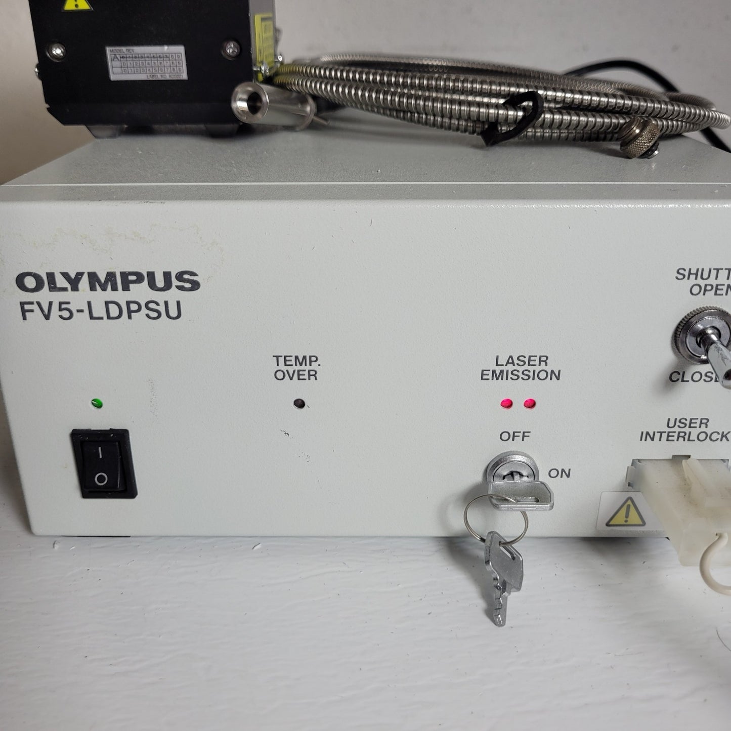 Olympus FV5-LD405 Confocal Laser 405nm UV Purple 25mW w/ FV5-LDPSU Power Source