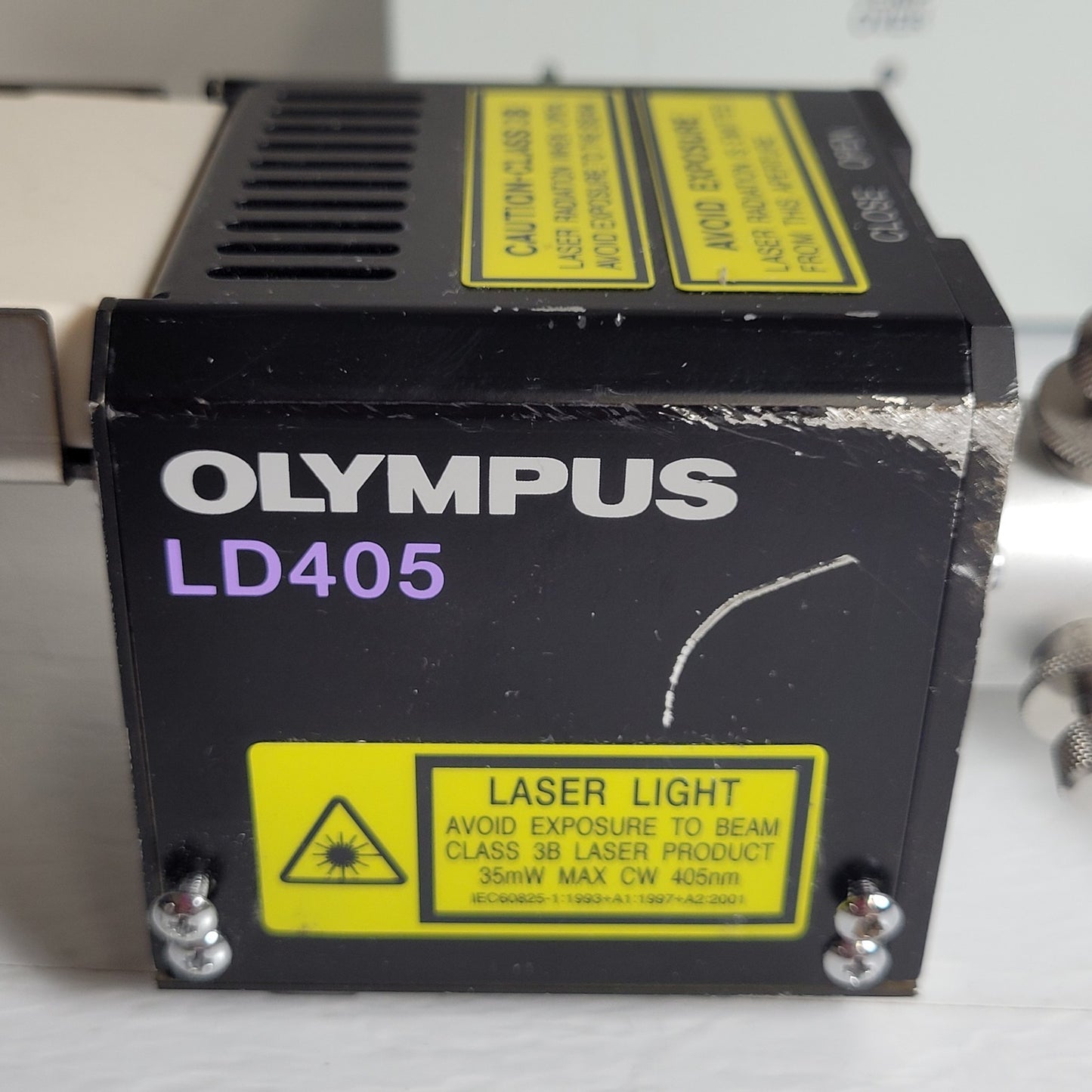 Olympus FV5-LD405 Confocal Laser 405nm UV Purple 25mW w/ FV5-LDPSU Power Source