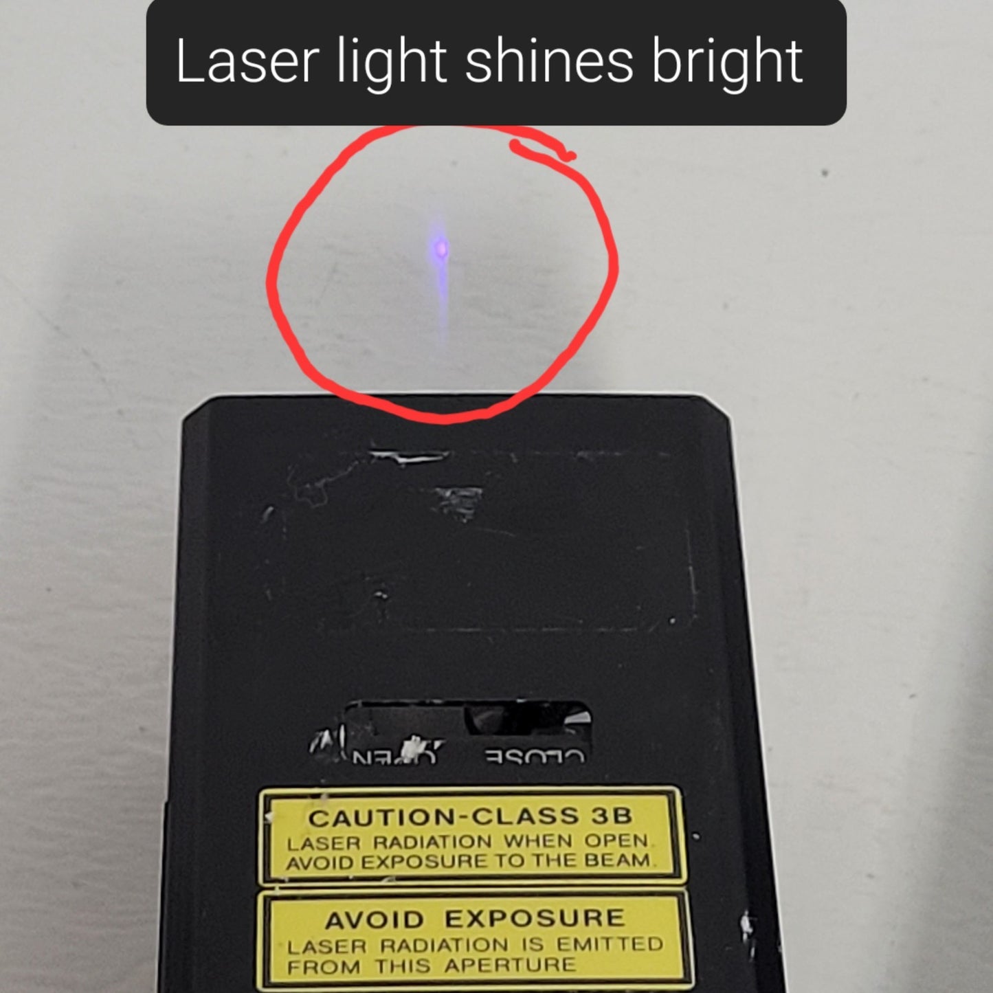 Olympus FV5-LD405 Confocal 405nm UV Blue Laser 25mW w/ FV5-LDPSU Power Supply