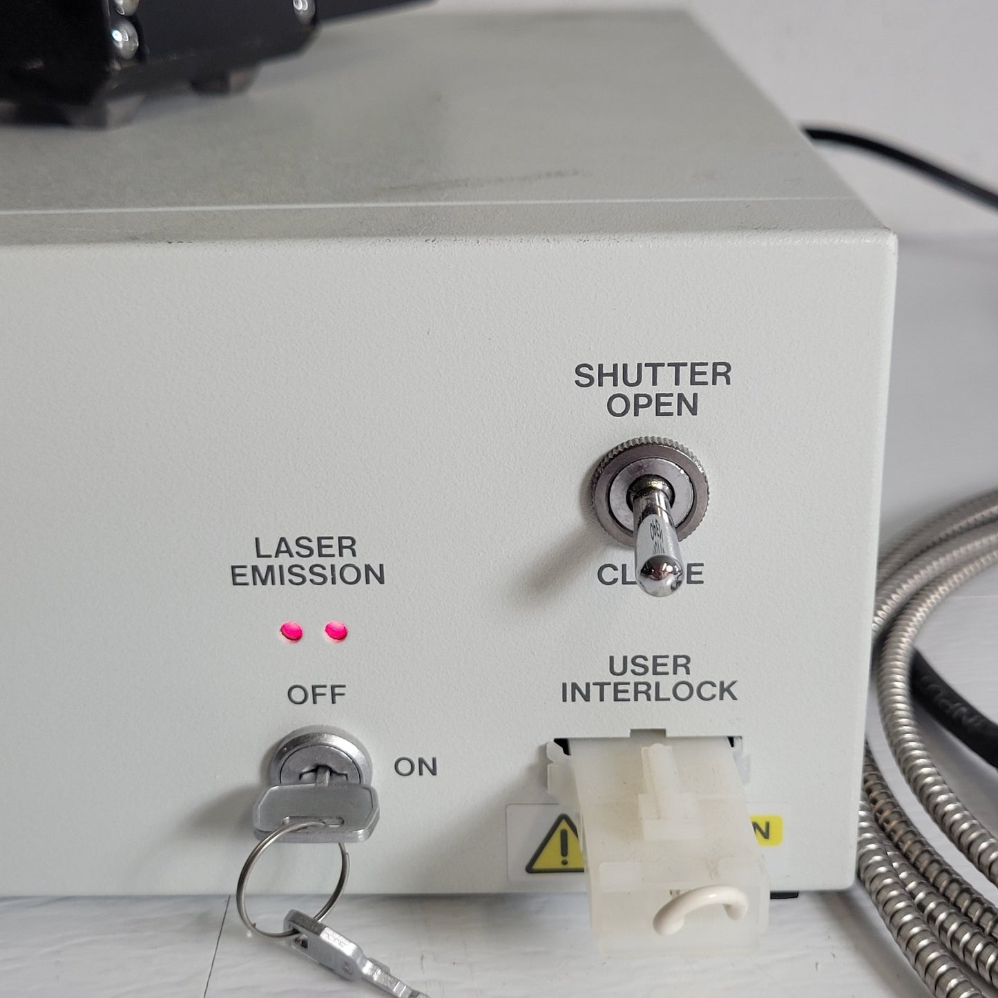 Olympus FV5-LD405 Confocal 405nm UV Blue Laser 25mW w/ FV5-LDPSU Power Supply