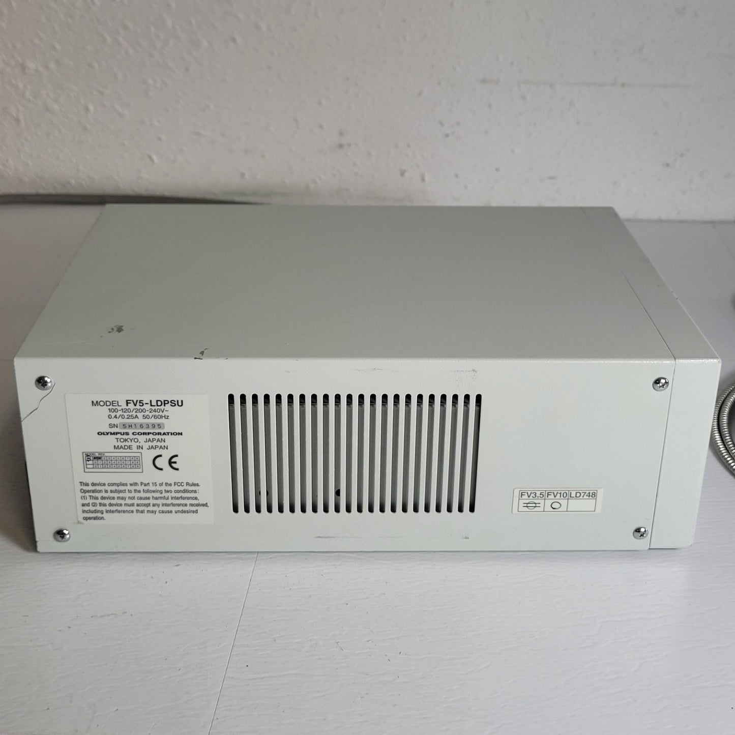 Olympus FV5-LD405 Confocal 405nm UV Blue Laser 25mW w/ FV5-LDPSU Power Supply