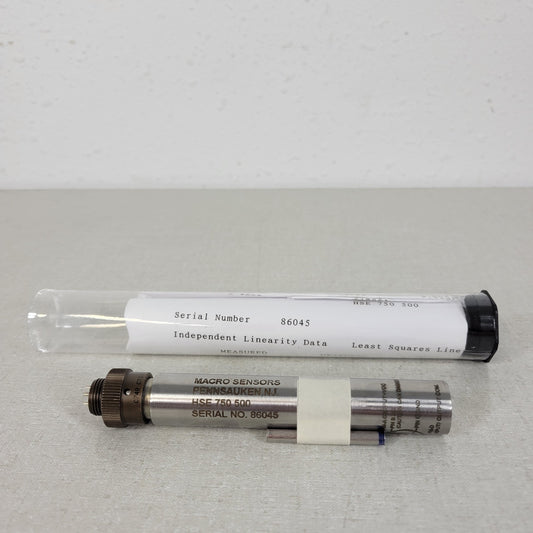 MACRO SENSORS HSE 750 500 Hermetically Sealed DC-LVDT Position Sensor 0.500 inch