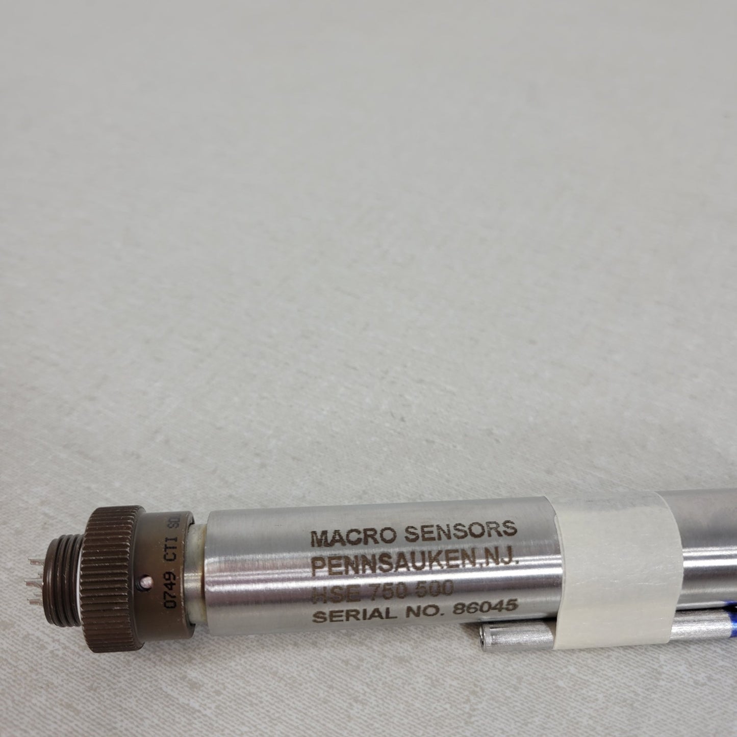 MACRO SENSORS HSE 750 500 Hermetically Sealed DC-LVDT Position Sensor 0.500 inch