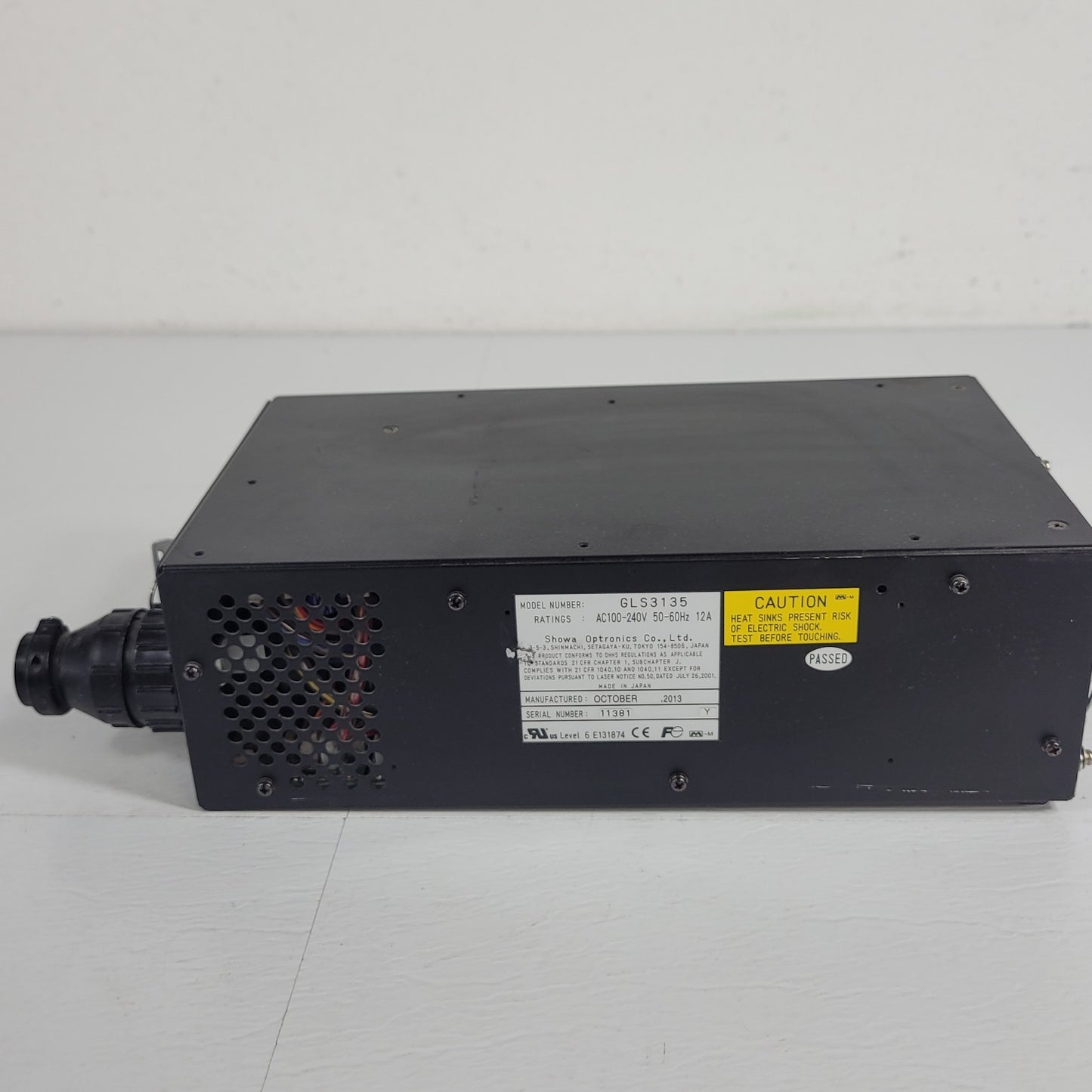 Showa Optronics GLS3135 Laser Emission Power Source Supply