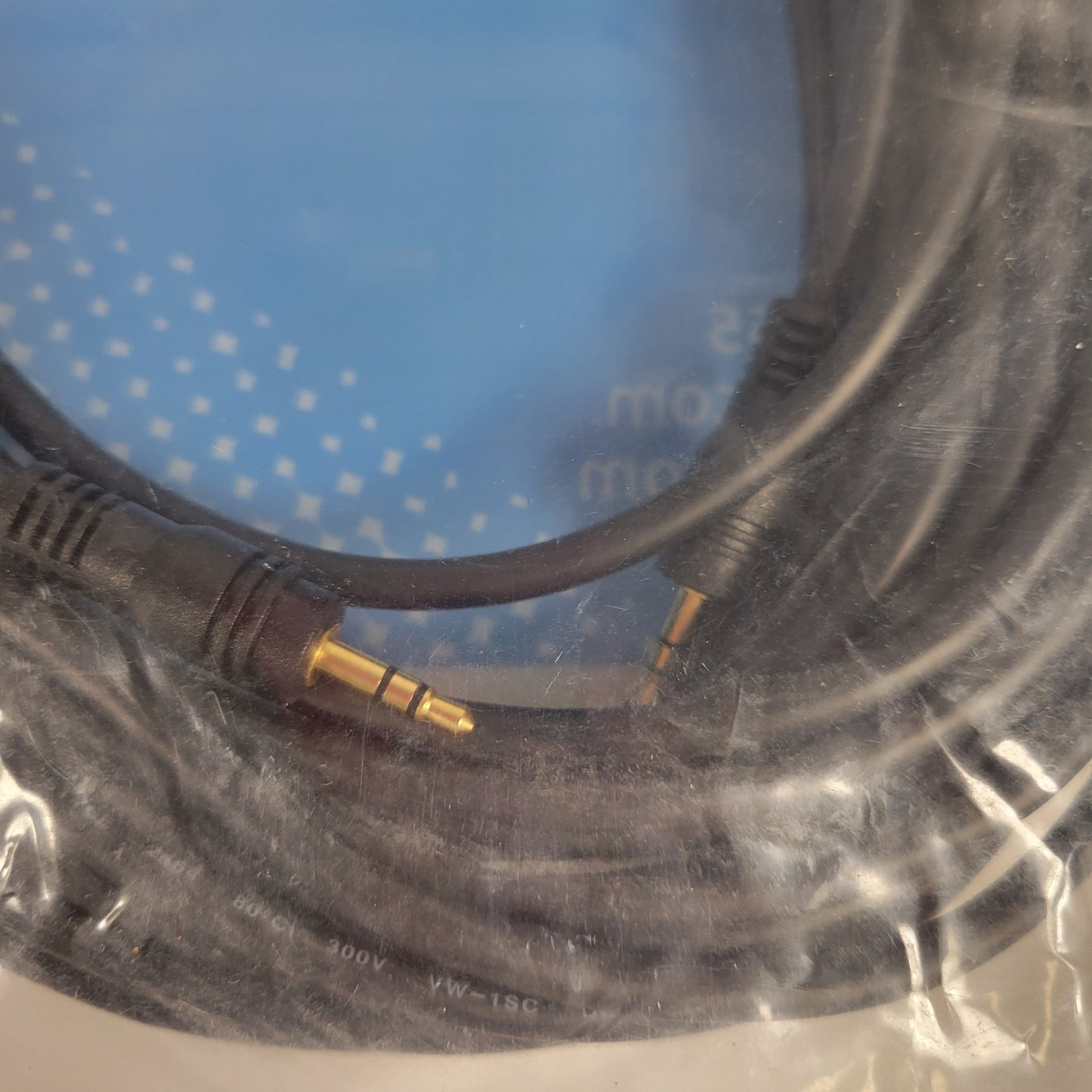 L-Com CTL35MM-50 Stereo Audio Cable Male to Male 50ft 3.5mm Aux Jack Gold Plated