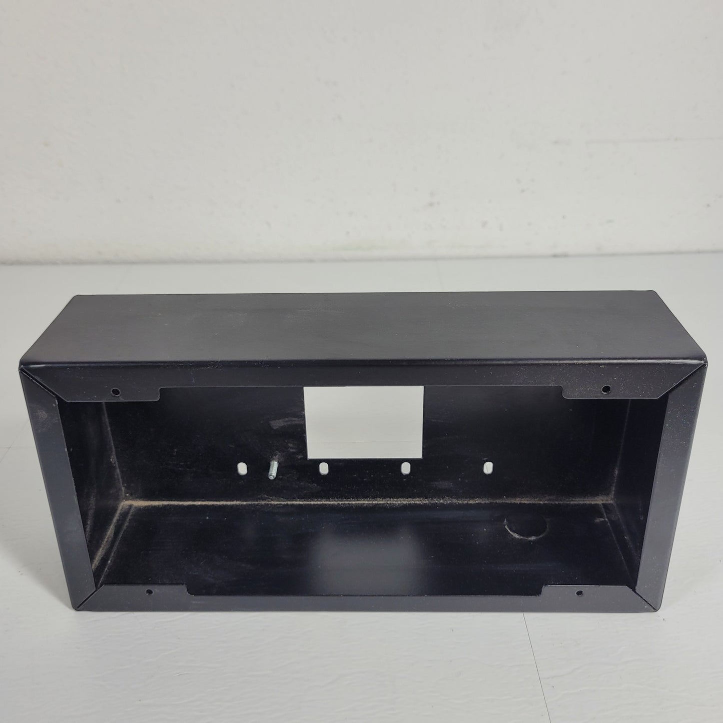 Telecor Clock Box 11-1/4 X 5-1/4 Black Back Box Mount