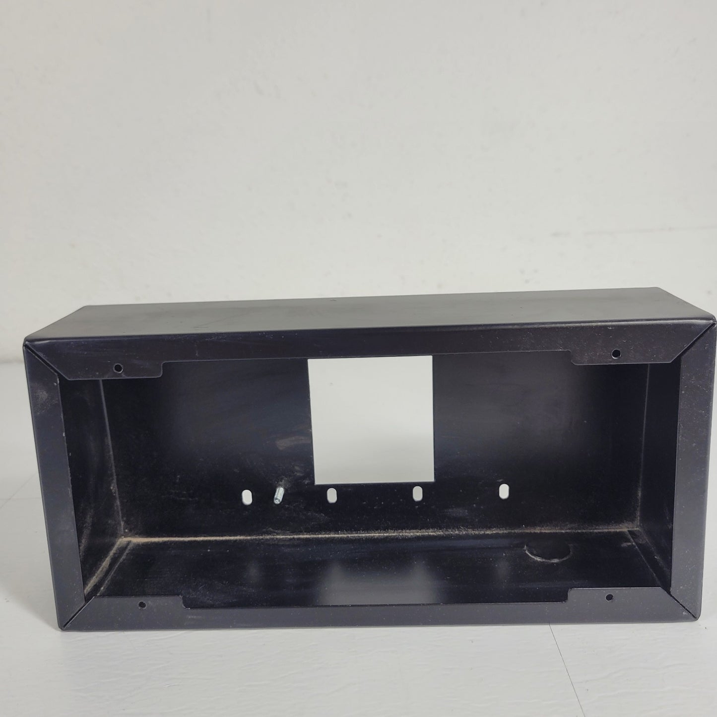 Telecor Clock Box 11-1/4 X 5-1/4 Black Back Box Mount