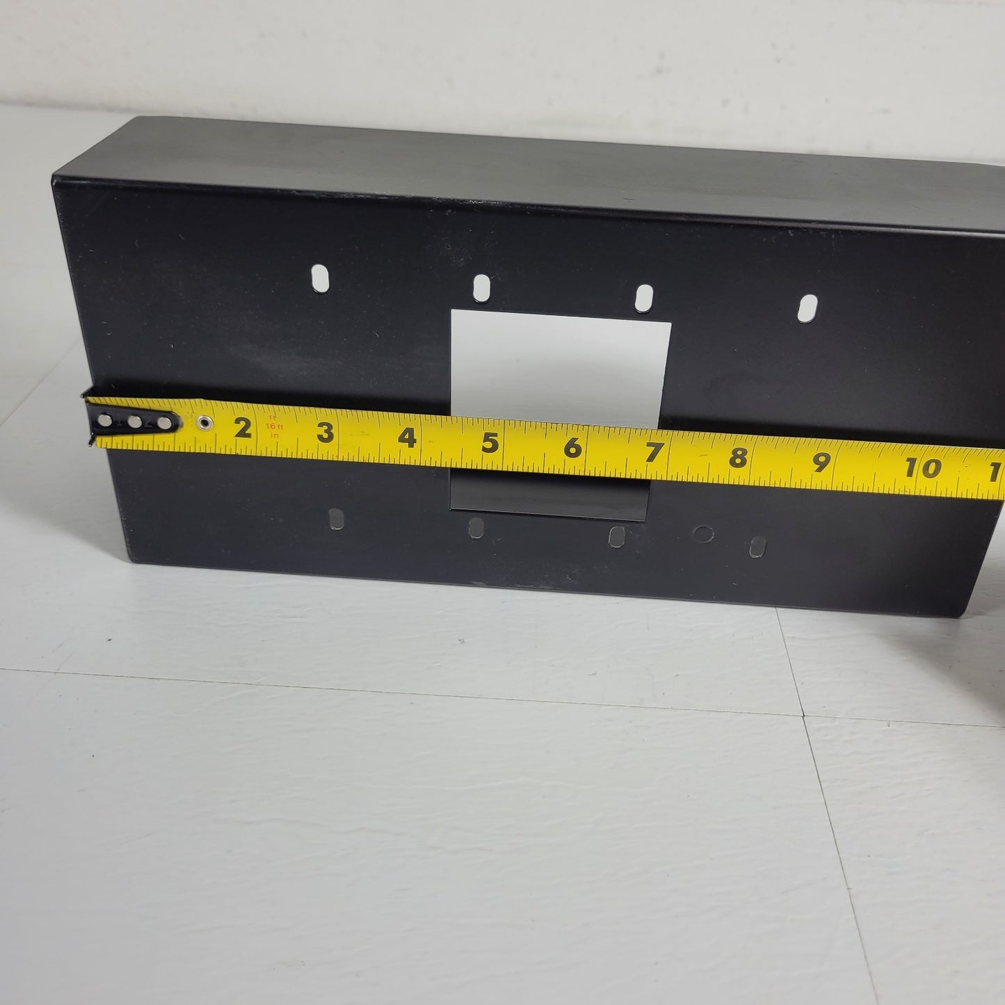 Telecor Clock Box 11-1/4 X 5-1/4 Black Back Box Mount