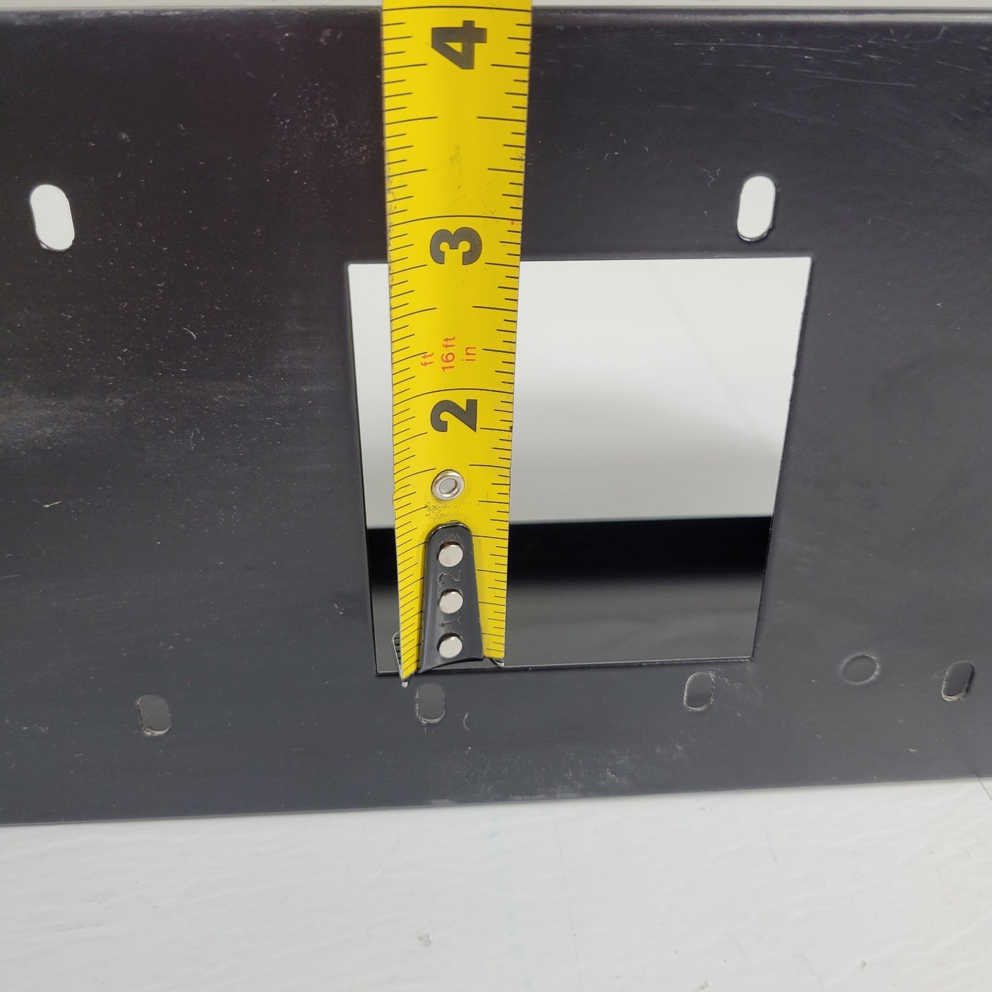 Telecor Clock Box 11-1/4 X 5-1/4 Black Back Box Mount