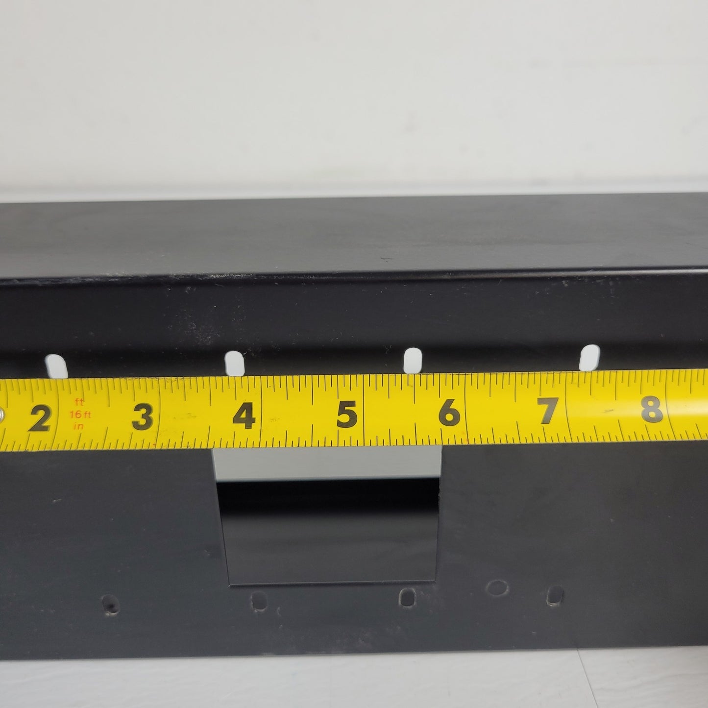 Telecor Clock Box 11-1/4 X 5-1/4 Black Back Box Mount