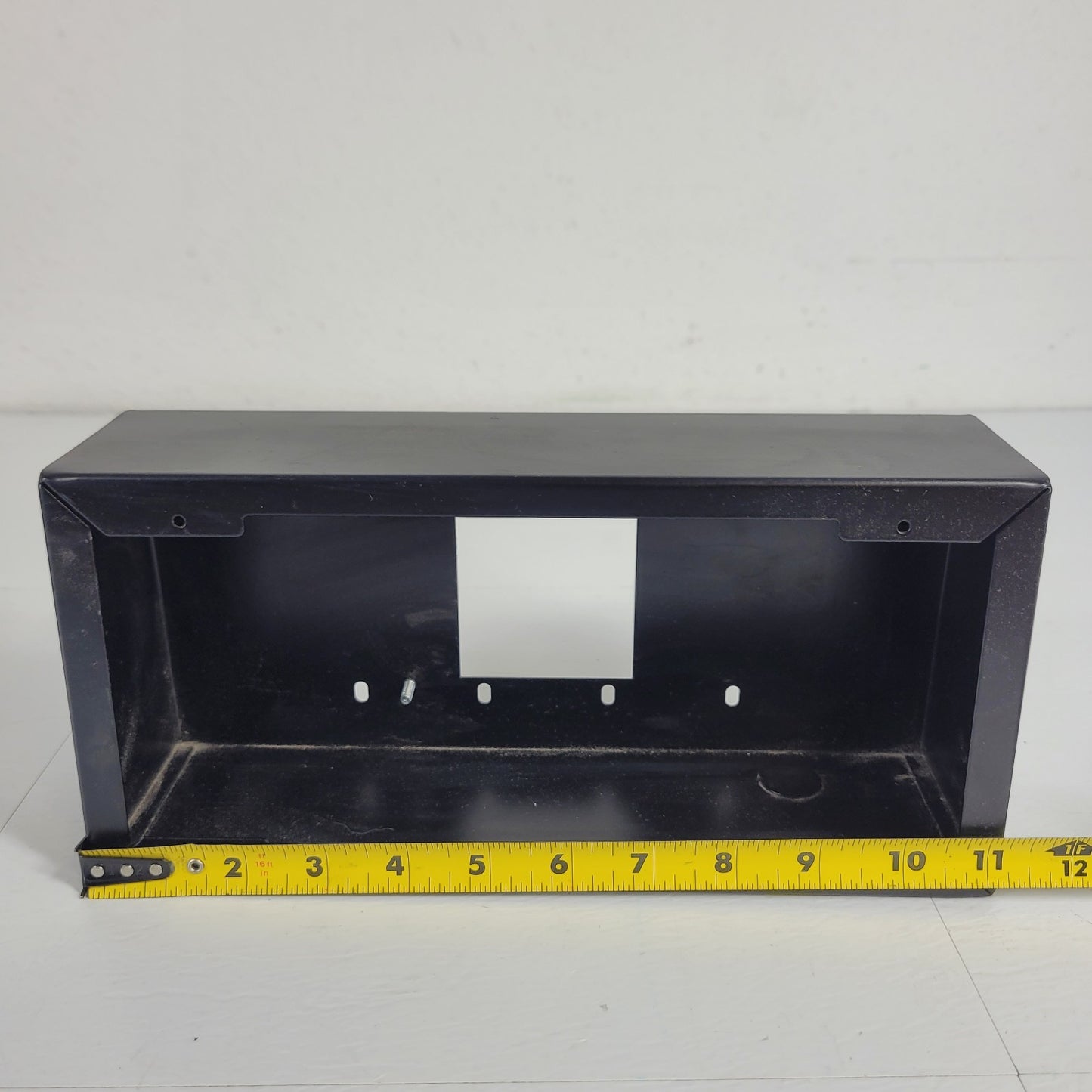 Telecor Clock Box 11-1/4 X 5-1/4 Black Back Box Mount