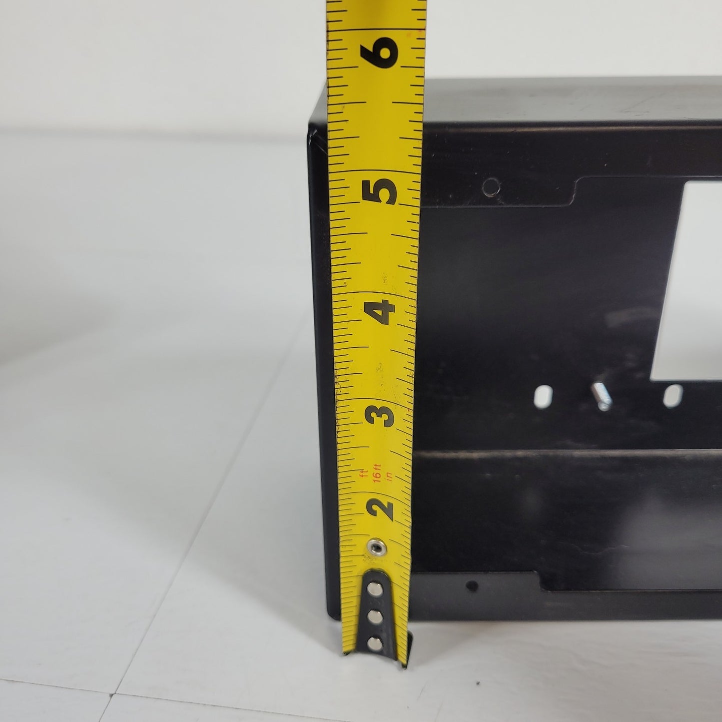 Telecor Clock Box 11-1/4 X 5-1/4 Black Back Box Mount