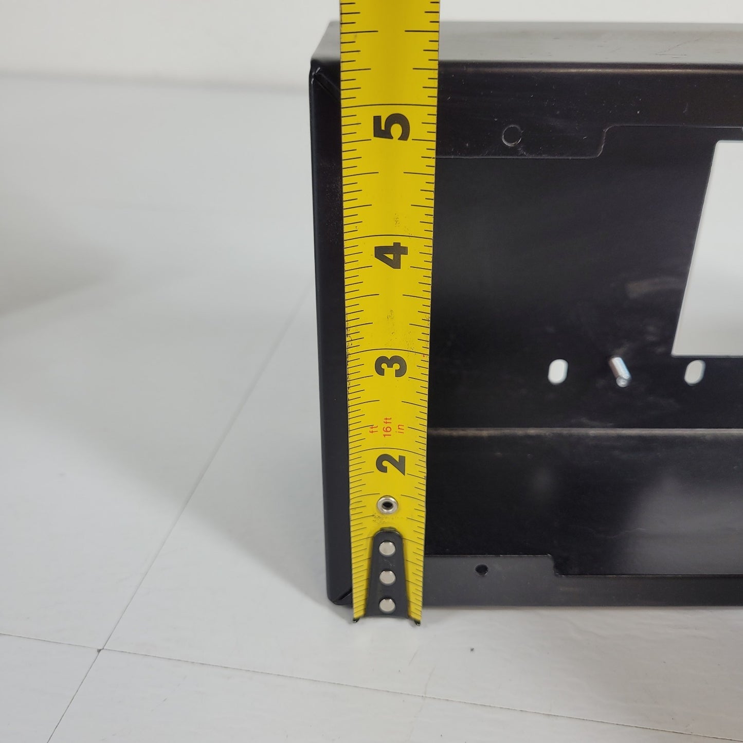 Telecor Clock Box 11-1/4 X 5-1/4 Black Back Box Mount