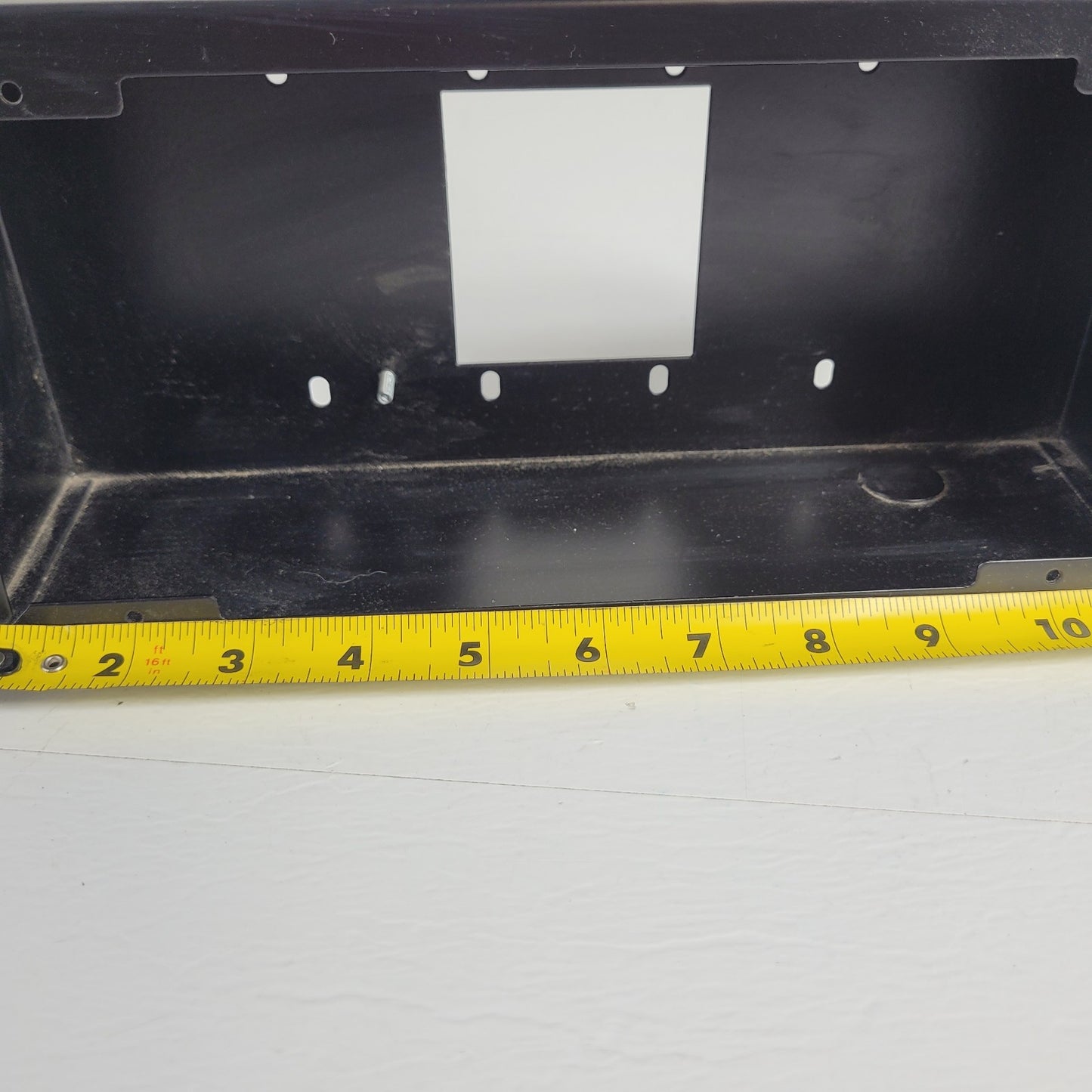 Telecor Clock Box 11-1/4 X 5-1/4 Black Back Box Mount