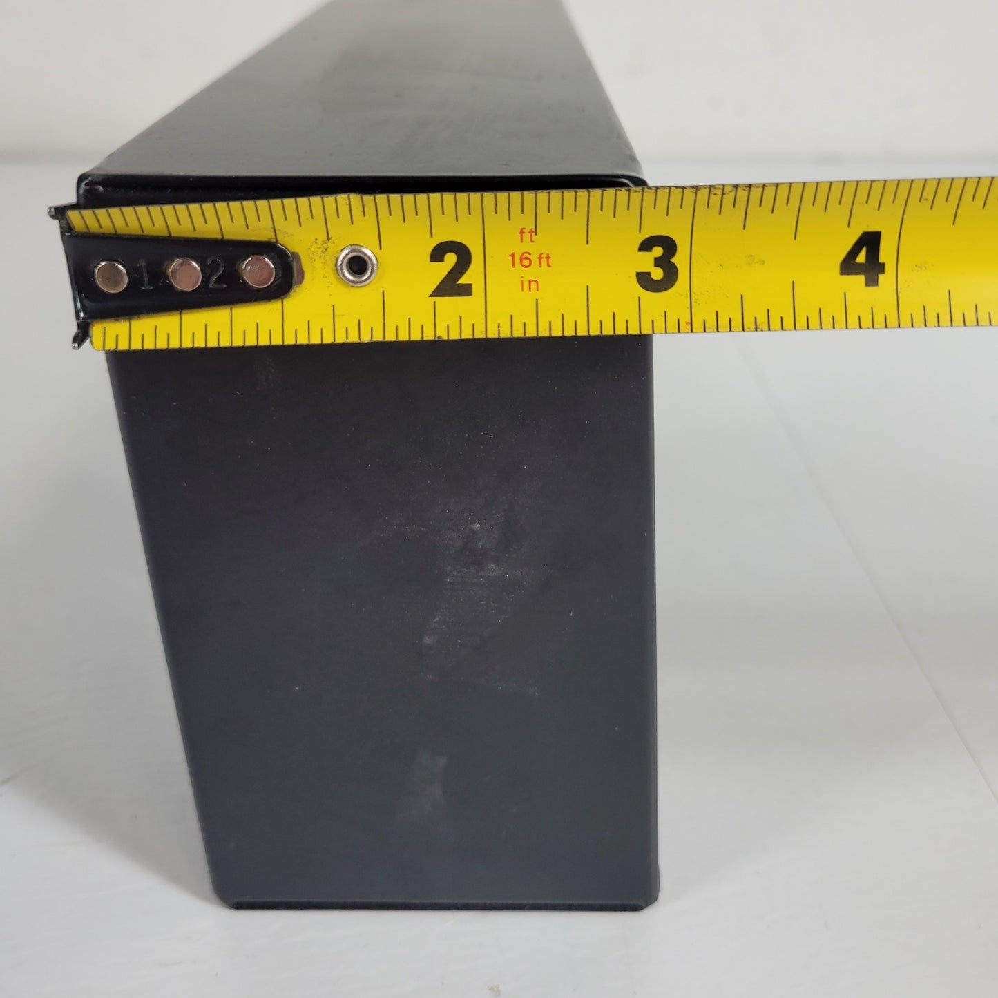 Telecor Clock Box 11-1/4 X 5-1/4 Black Back Box Mount