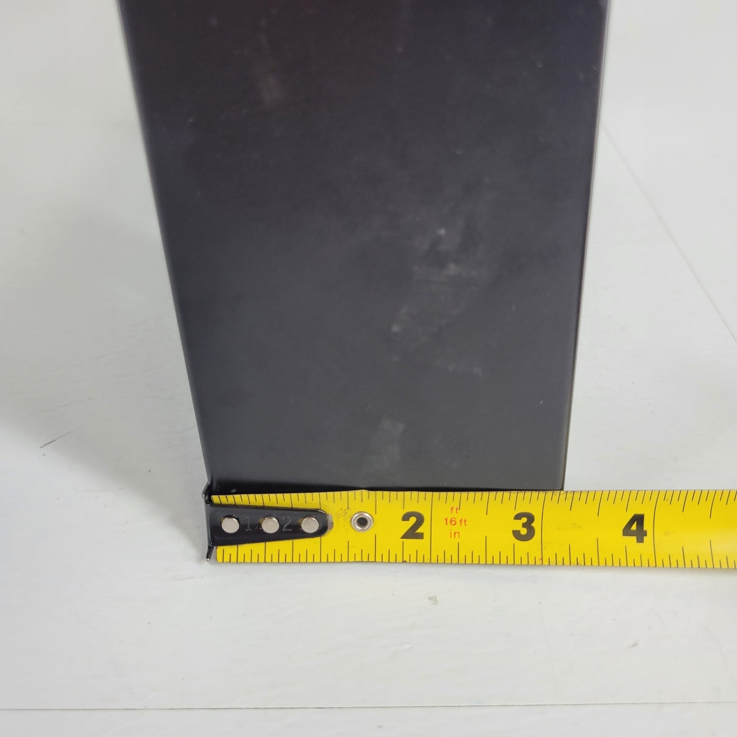 Telecor Clock Box 11-1/4 X 5-1/4 Black Back Box Mount