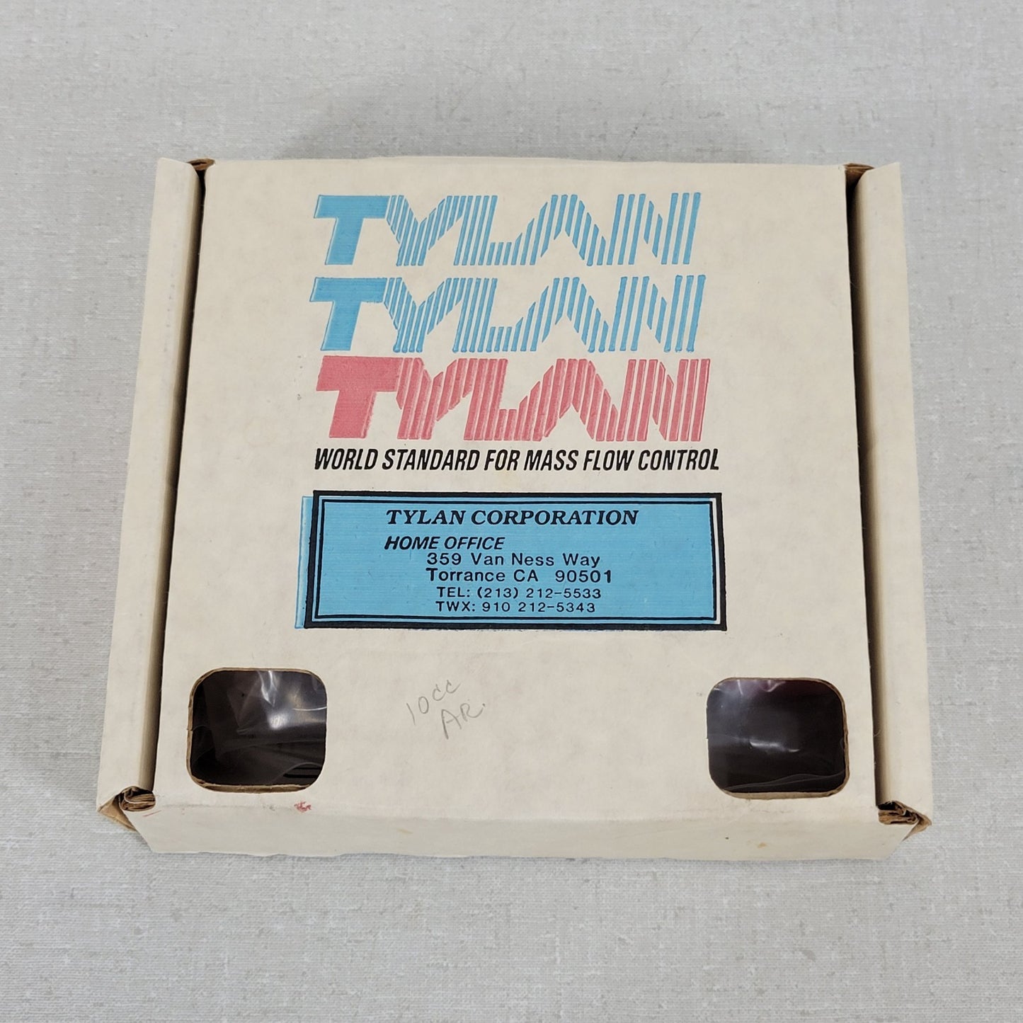 Tylan FC-260 Argon Mass Flow Controller 10SCCM 150PSIG Flow Max elastomer-sealed
