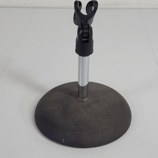 Table Top Microphone Stand 6" Tall Tiny but Sturdy Podium Pulpit