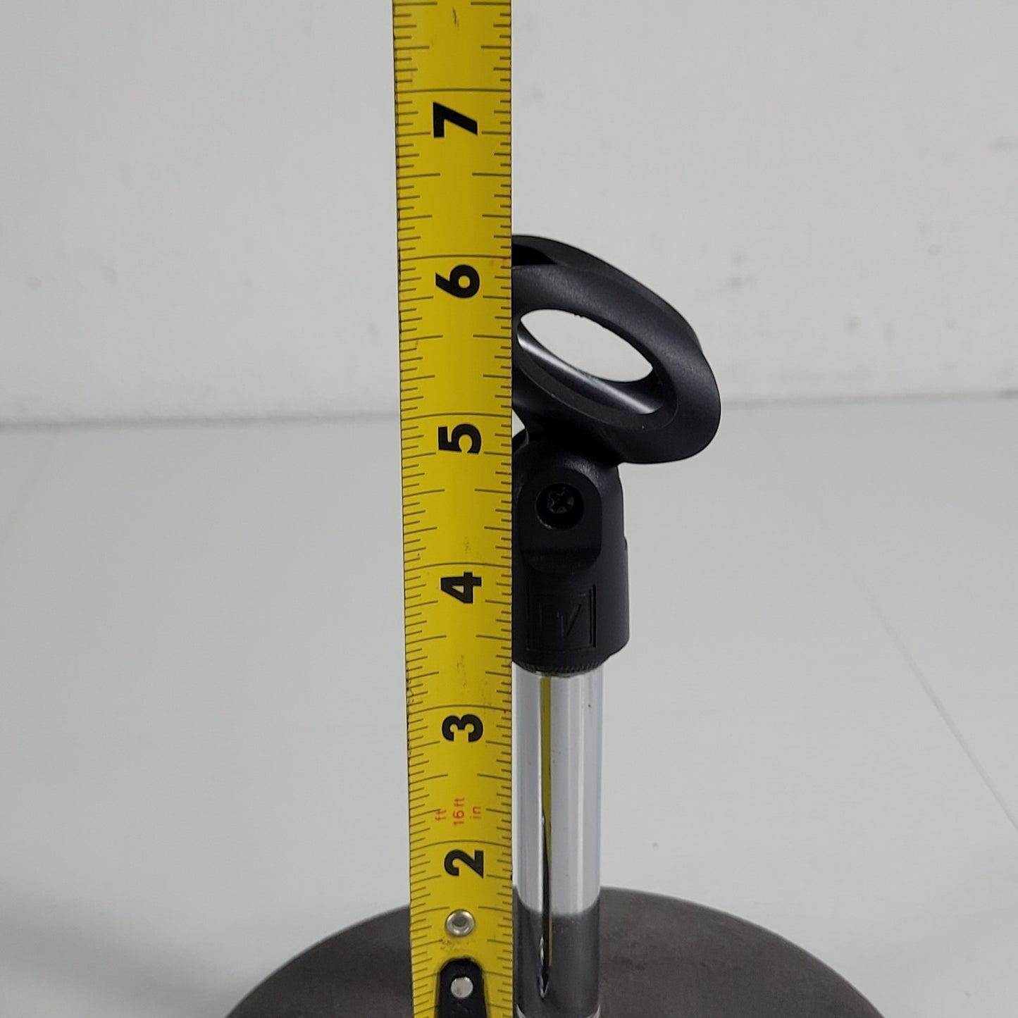 Table Top Microphone Stand 6" Tall Tiny but Sturdy Podium Pulpit