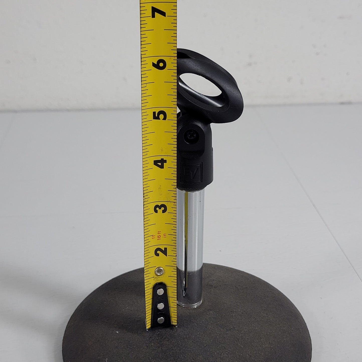 Table Top Microphone Stand 6" Tall Tiny but Sturdy Podium Pulpit