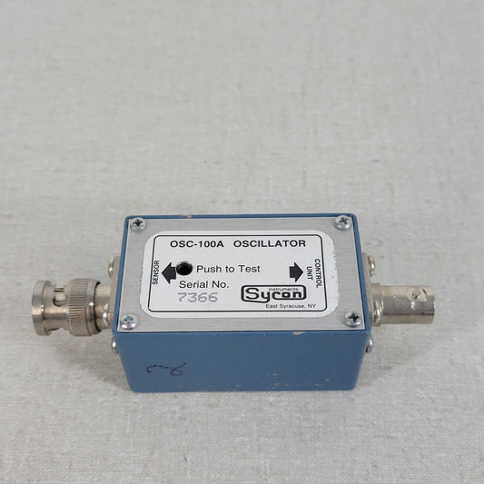 Sycon Instruments OSC-100A Crystal Oscillator Deposition Thickness Monitor