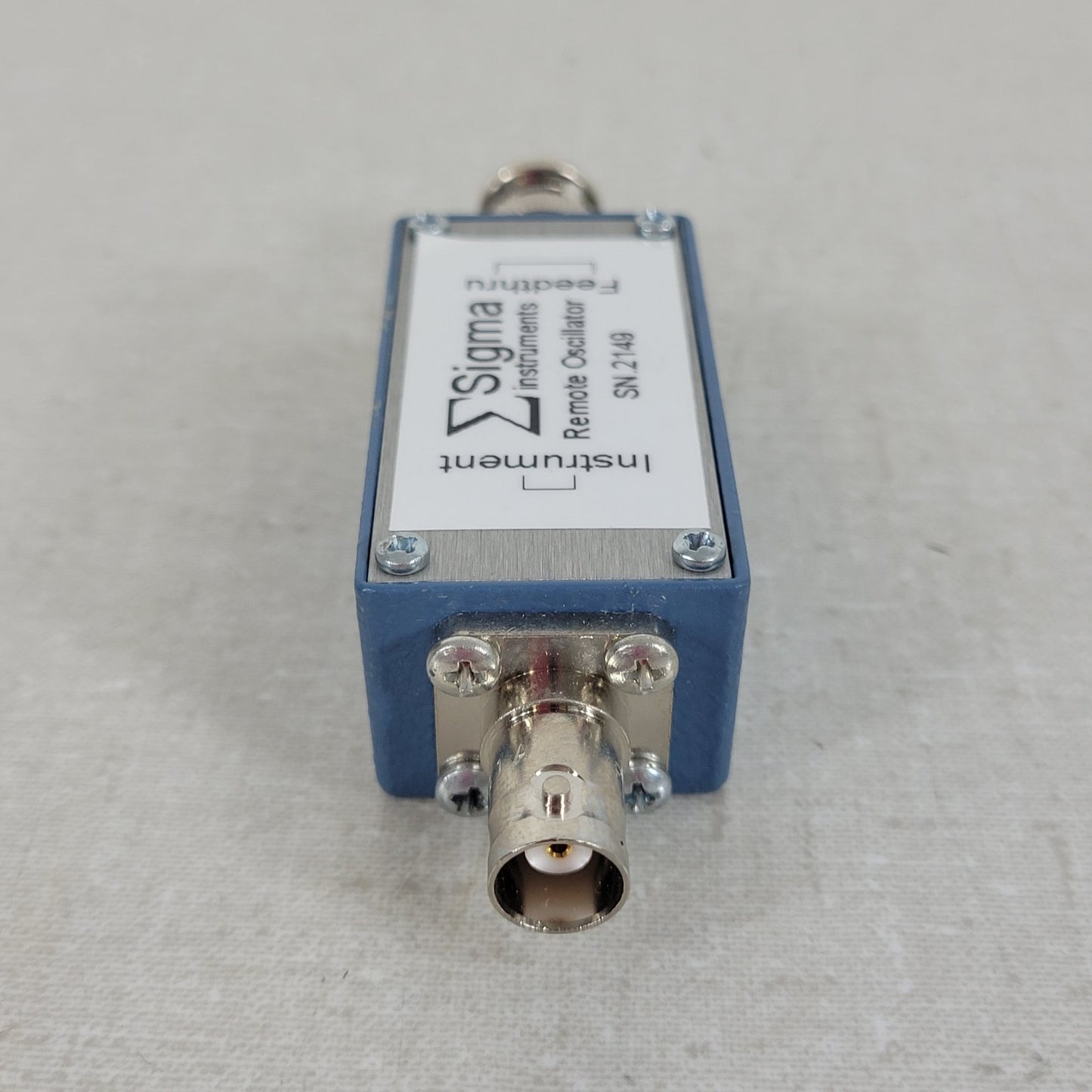 Sigma Instruments Remote Quartz Crystal Oscillator Feedthrough Device Thin Film