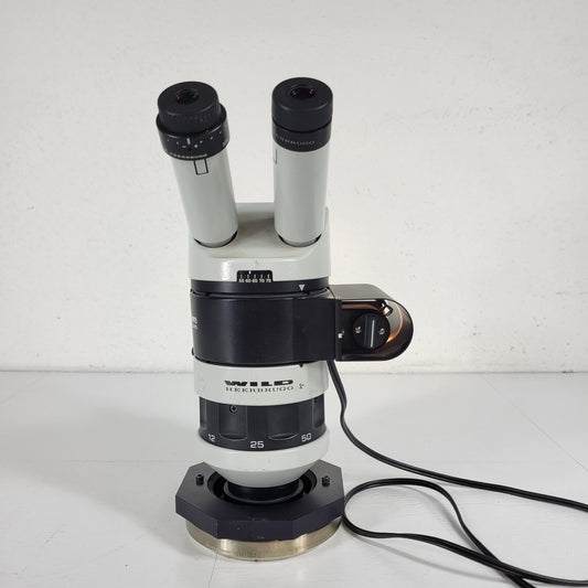 Wild M5A Stereo Zoom Microscope Viewport High Vacuum UHV 4.5" CF Flange DN63CF