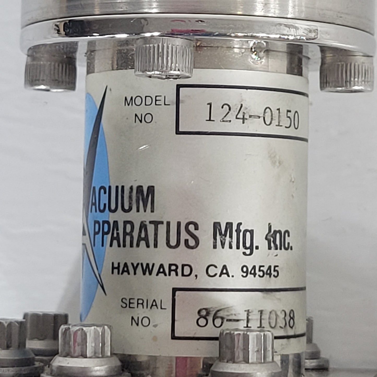 HVA 124-0150 Manual Gate Valve DN35CF 2.75" Conflat Ultra High Vacuum Apparatus