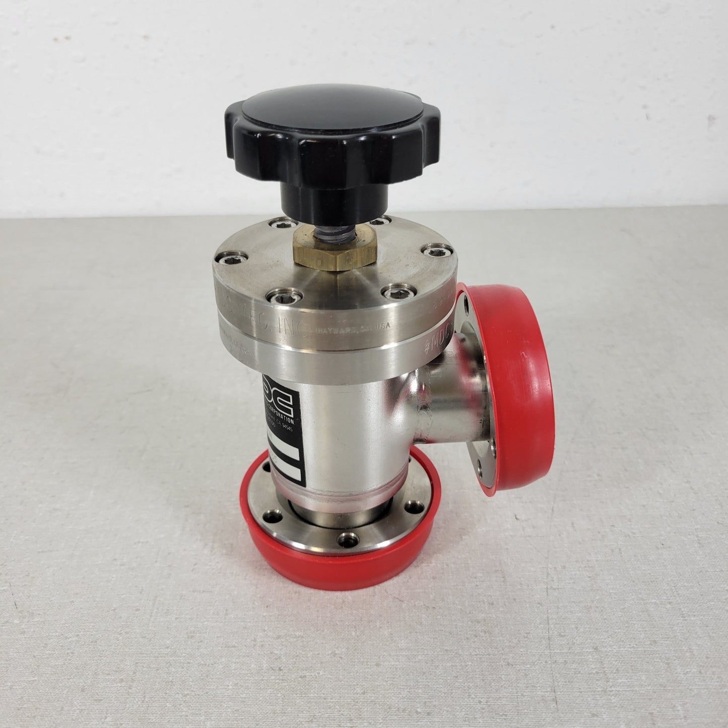 MDC AV-150M Manual Conflat Angle Valve DN35CF 2.74" CF HV UHV Ultra High Vacuum