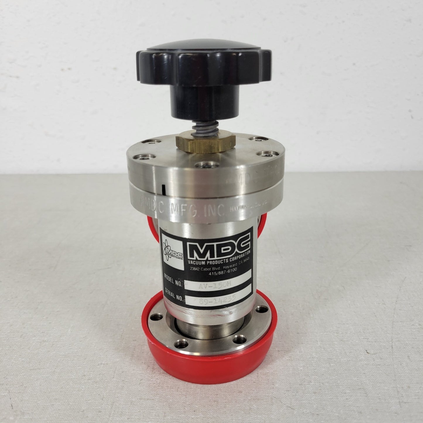 MDC AV-150M Manual Conflat Angle Valve DN35CF 2.74" CF HV UHV Ultra High Vacuum