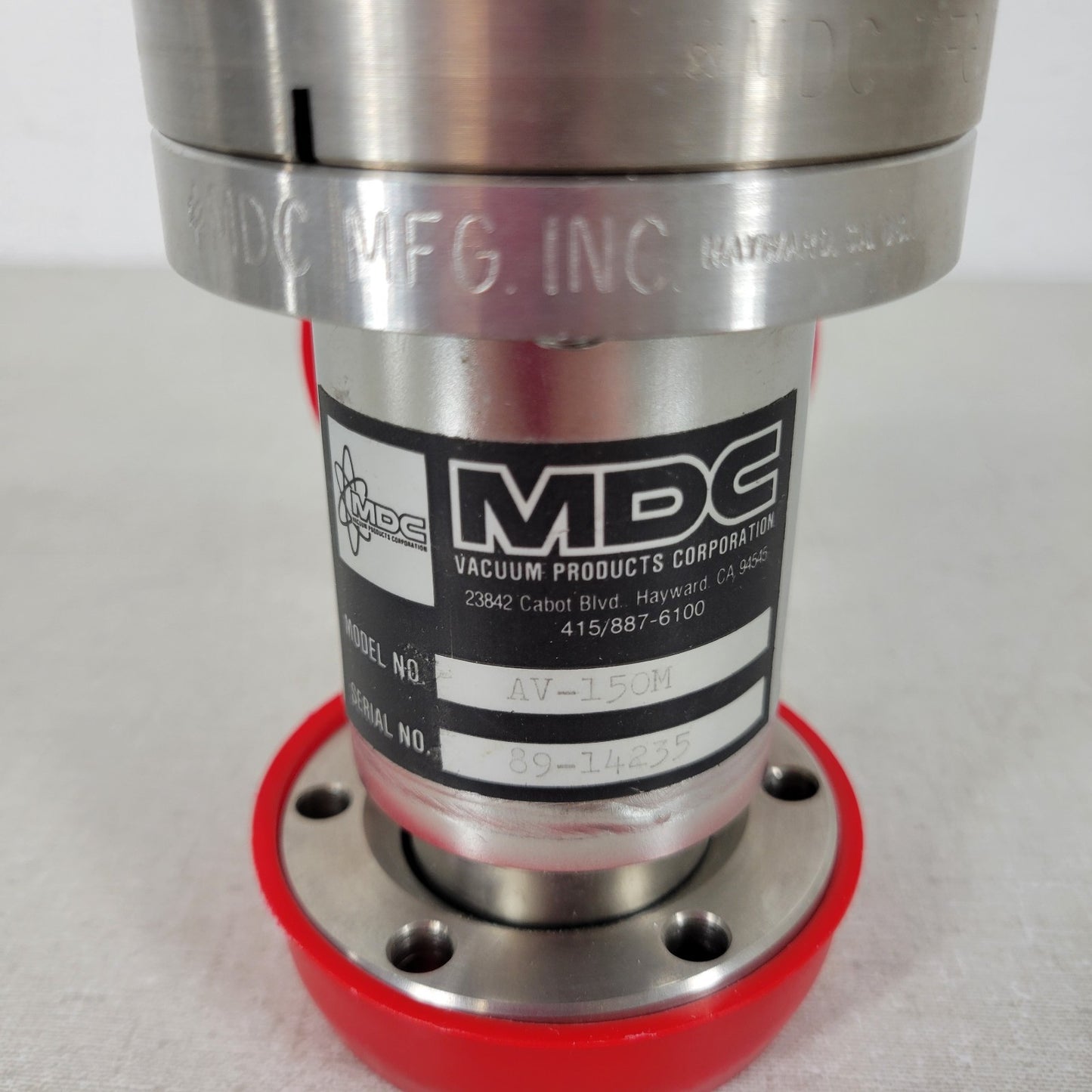 MDC AV-150M Manual Conflat Angle Valve DN35CF 2.74" CF HV UHV Ultra High Vacuum