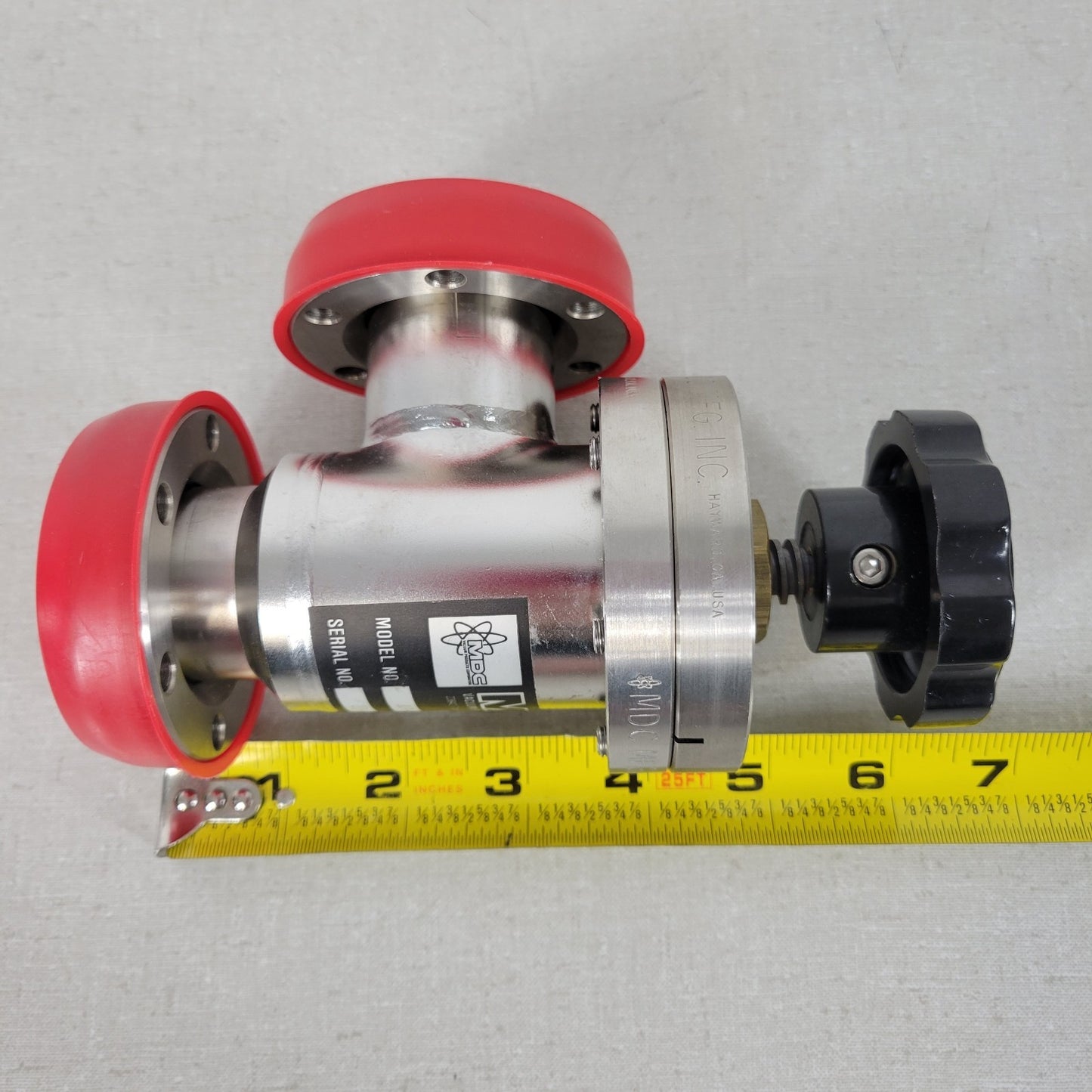 MDC AV-150M Manual Conflat Angle Valve DN35CF 2.74" CF HV UHV Ultra High Vacuum