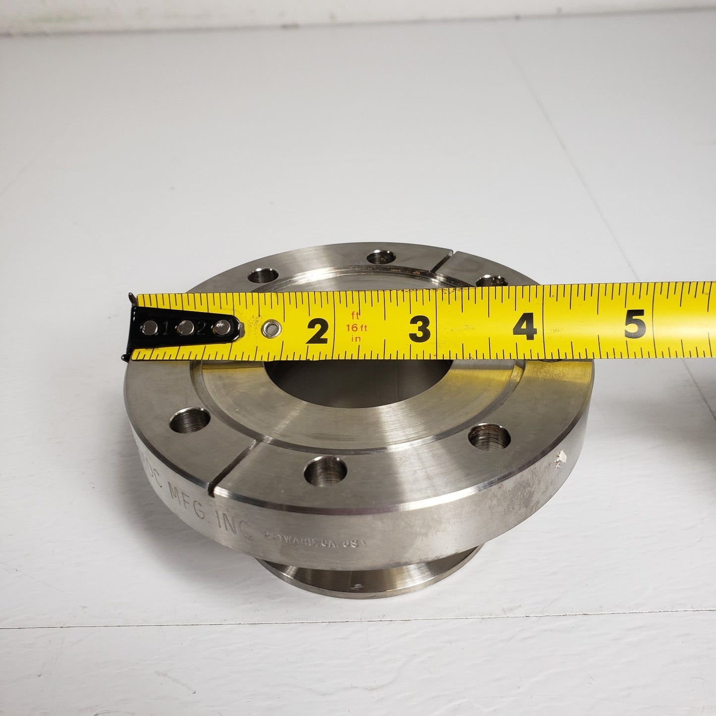 MDC 4.5" CF DN63CF Conflat Adapter to ISO KF50 NW50 High Vacuum Flange 2" Long