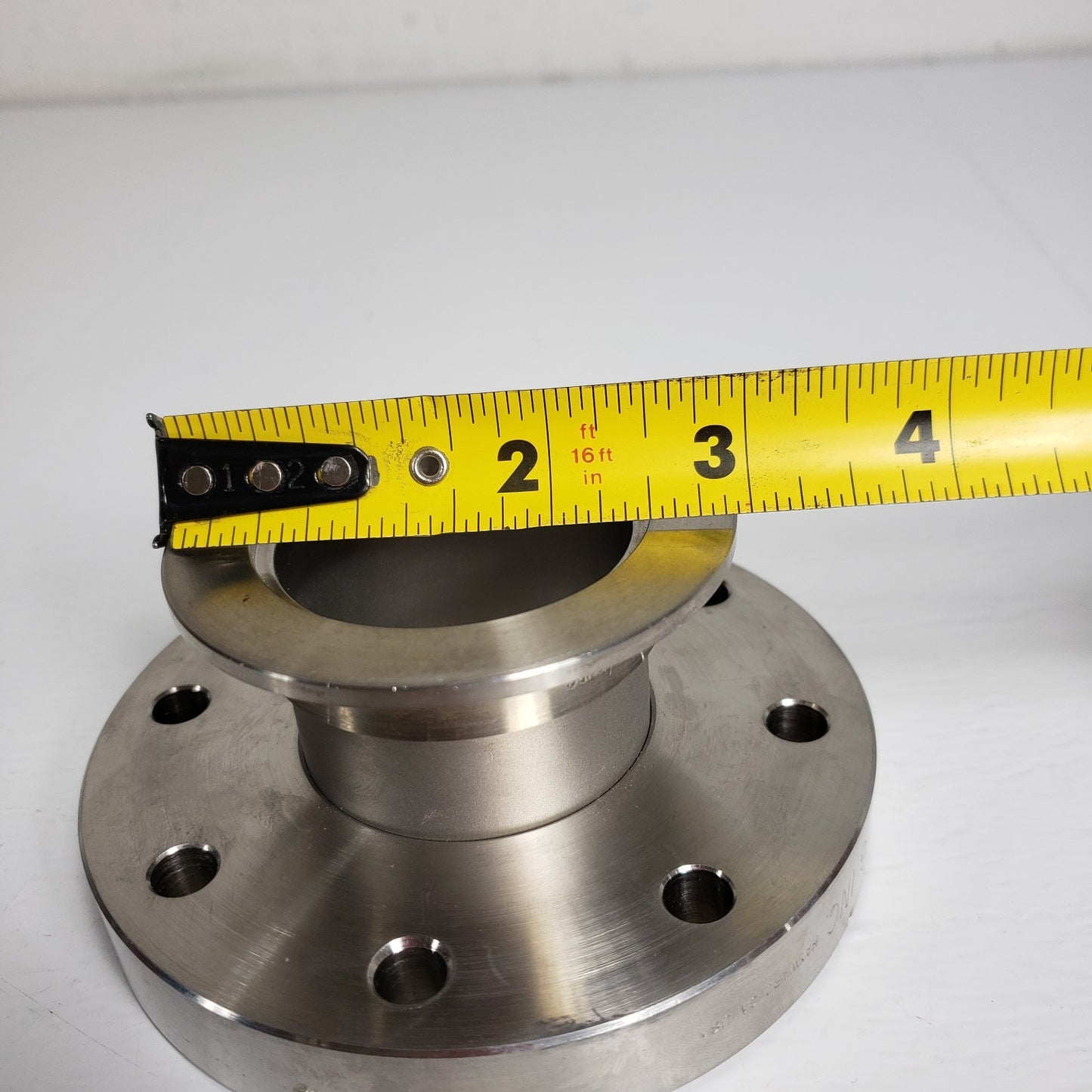 MDC 4.5" CF DN63CF Conflat Adapter to ISO KF50 NW50 High Vacuum Flange 2" Long