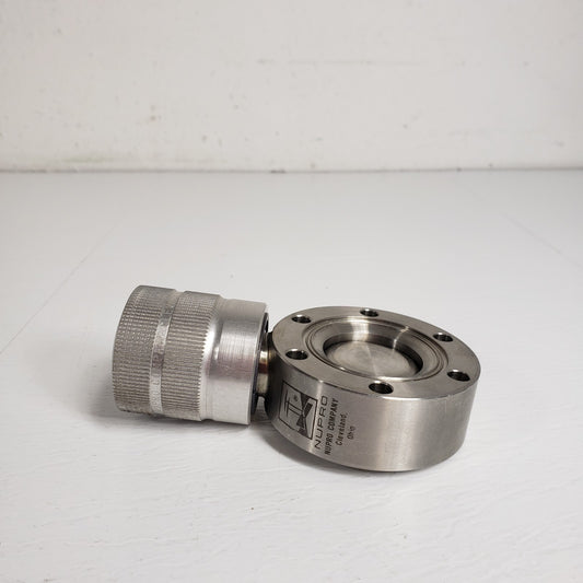 NUPRO 304-24VF BG Butterfly Valve Stainless Steel Valve DN35CF Conflat 2.75" CF