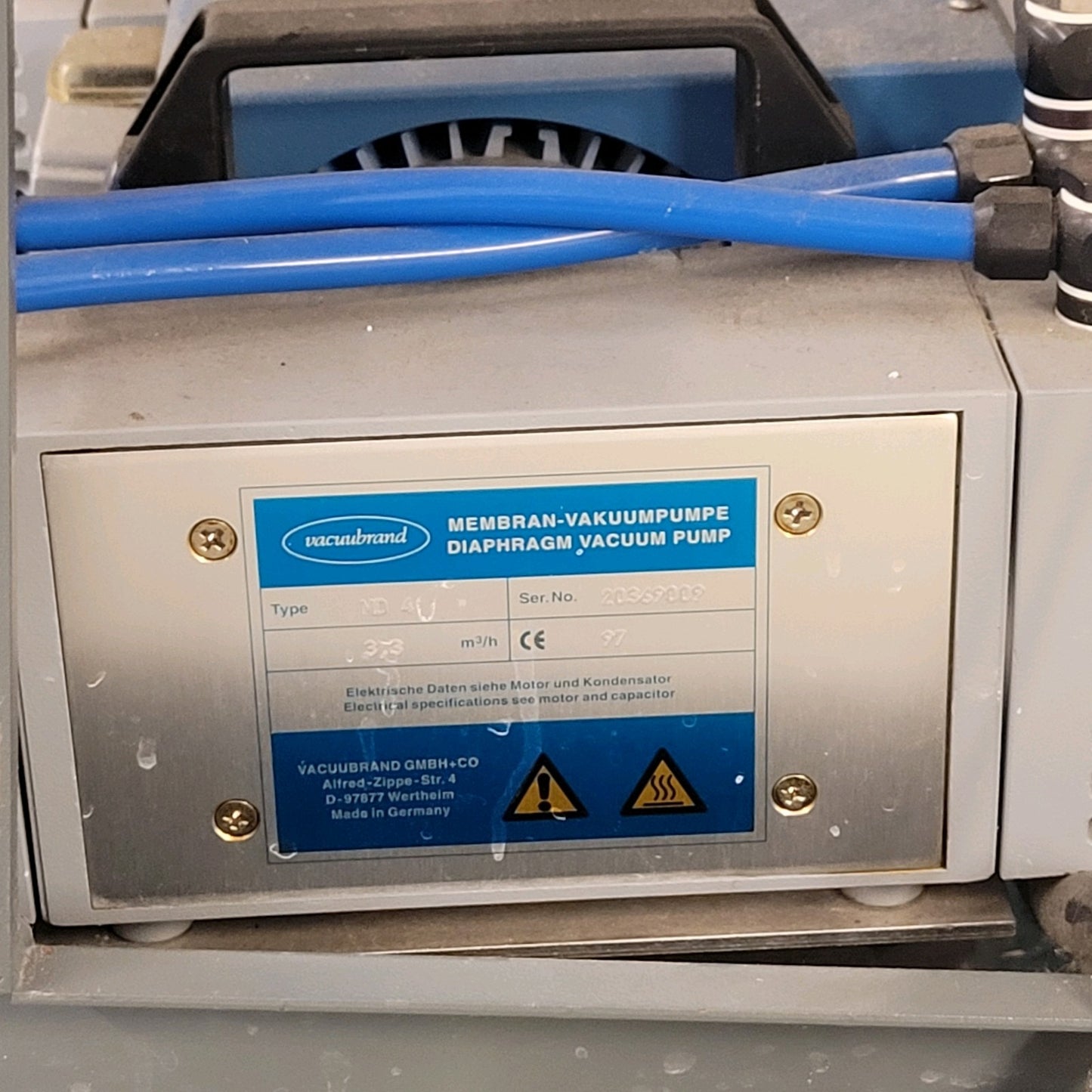 Bal-Tec BAF060 Freeze Fracture Etching Ultra High Vacuum UHV Chamber w/ LN2 Tank