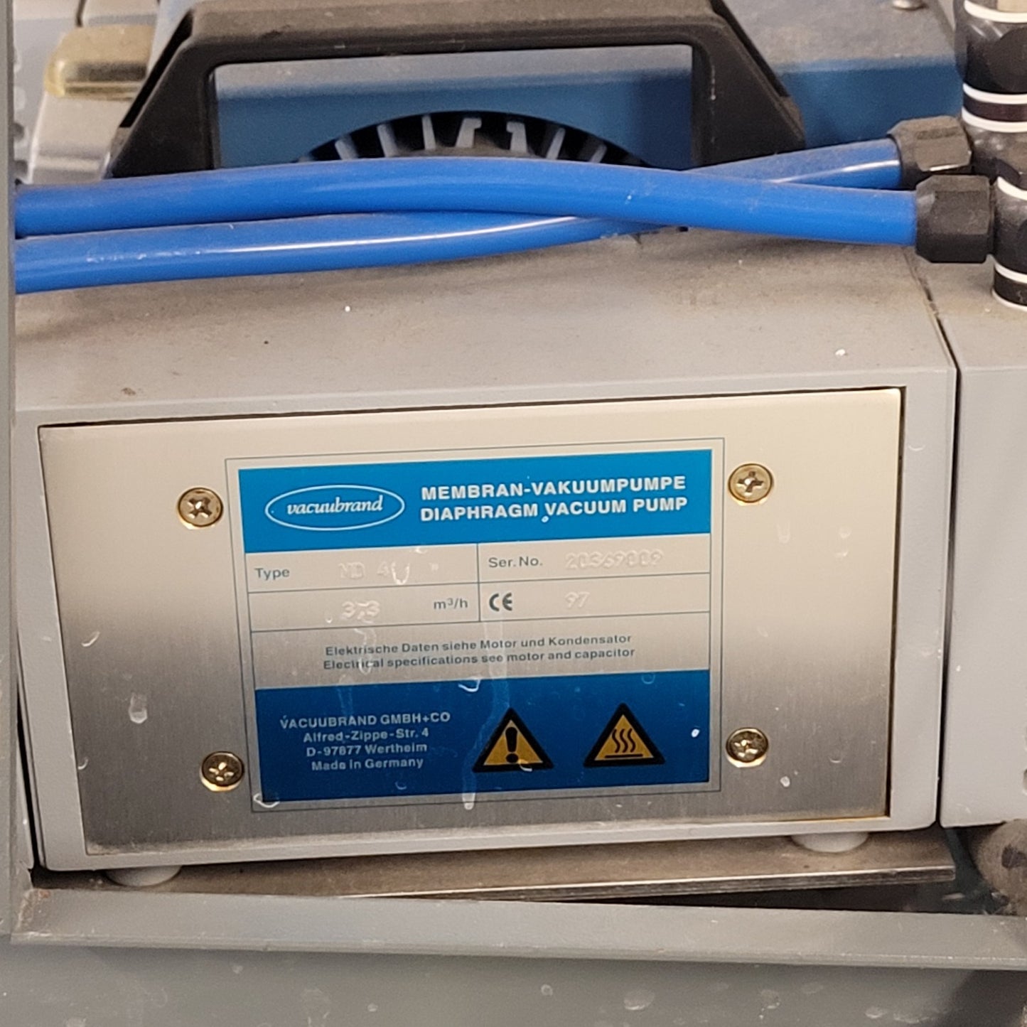Bal-Tec BAF060 Freeze Fracture Etching Ultra High Vacuum UHV Chamber w/ LN2 Tank