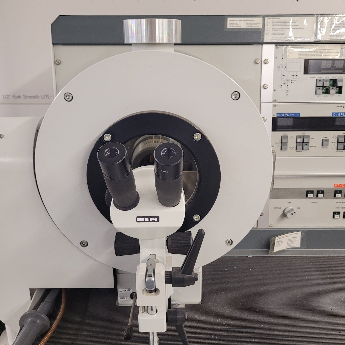 Bal-Tec BAF060 Freeze Fracture Etching Ultra High Vacuum UHV Chamber w/ LN2 Tank