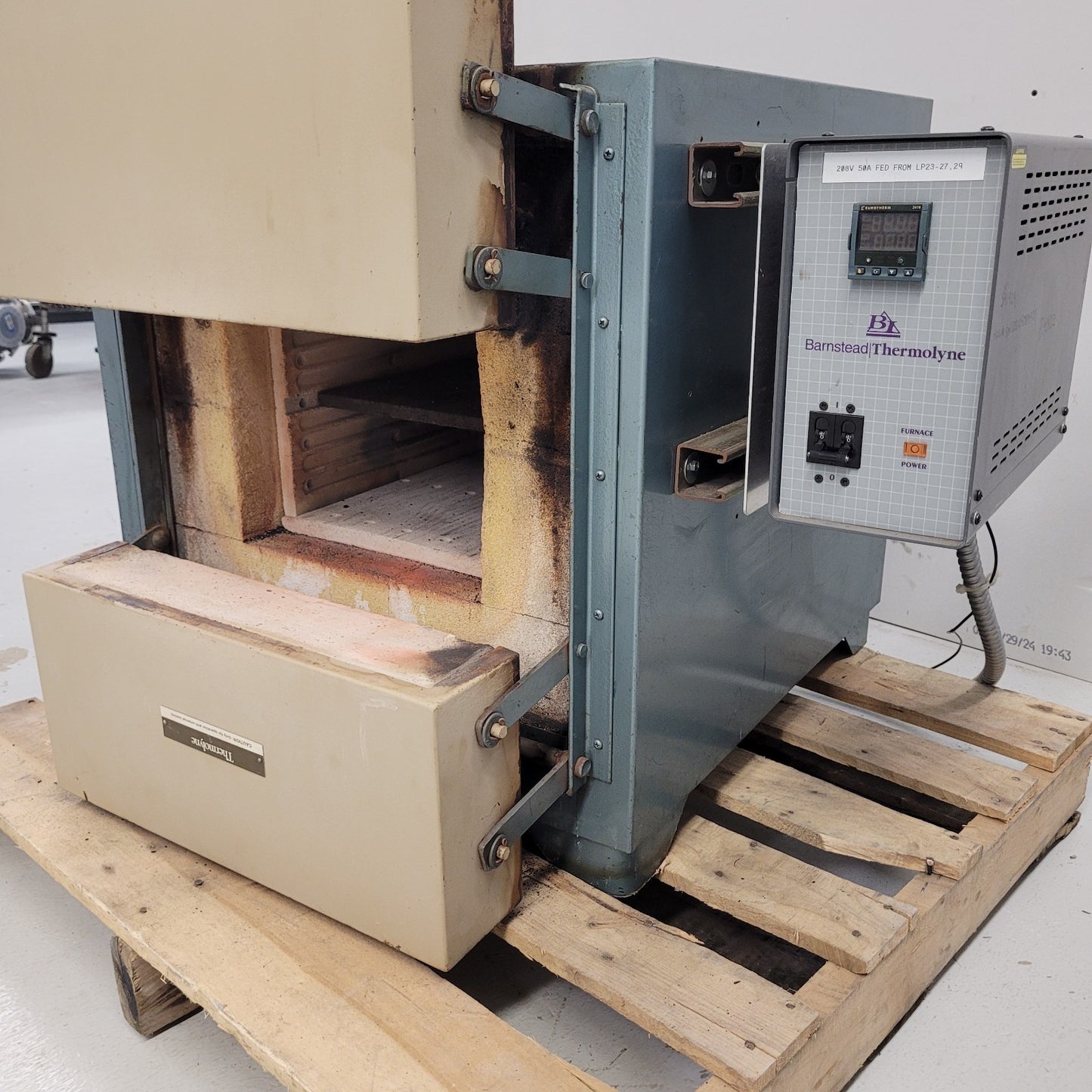 TESTED WORKS Barnstead Thermolyne F-A1740-1 Muffle Furnace 220V Thermostat 3216