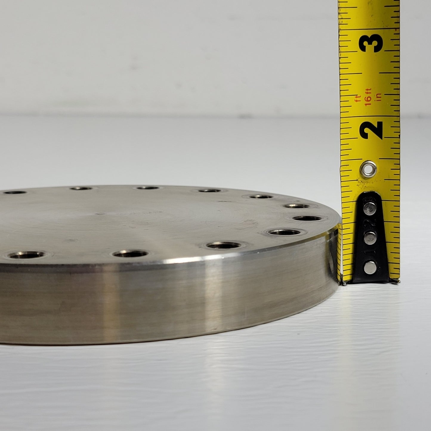 DN100CF 6" CF Blank Conflat Flange Non-Rotatable SS High Vacuum Knife Edge Seal