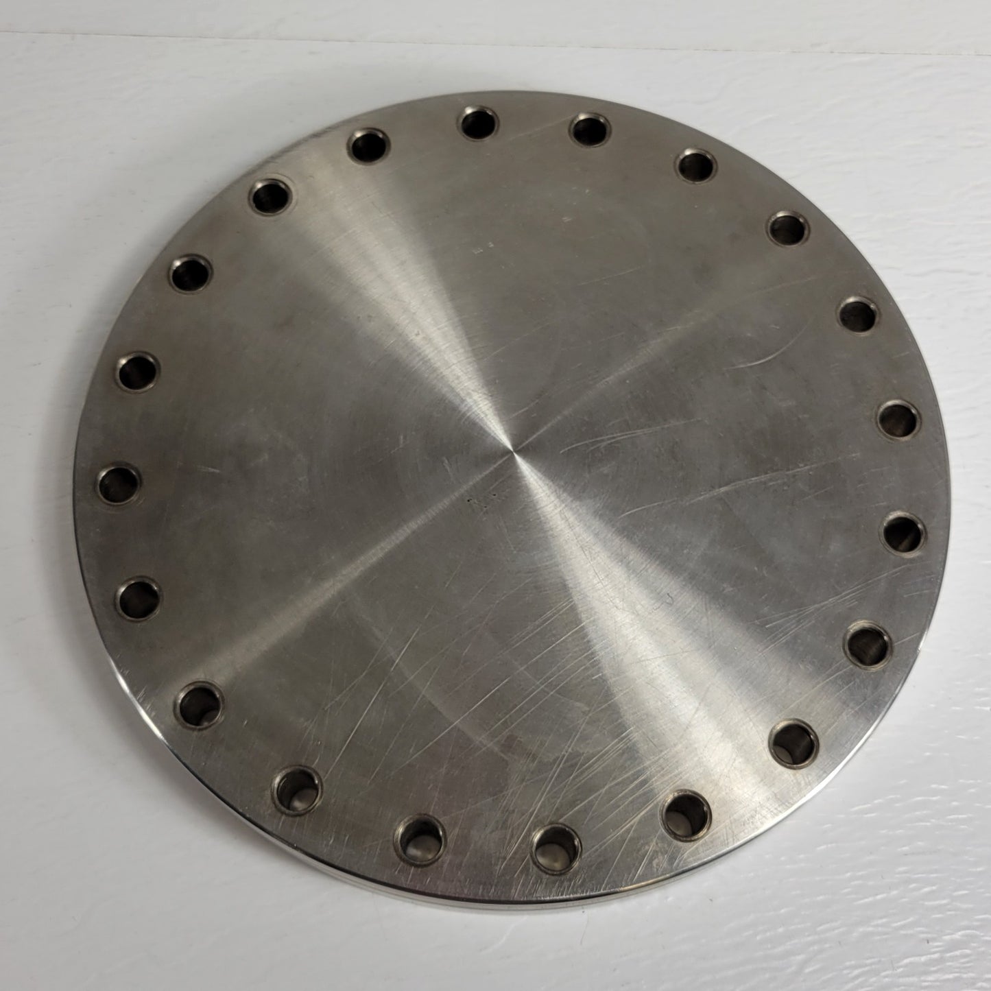 Huntington Labs 8" CF DN160CF Blank Flange Non-Rotatable SS Conflat High Vacuum