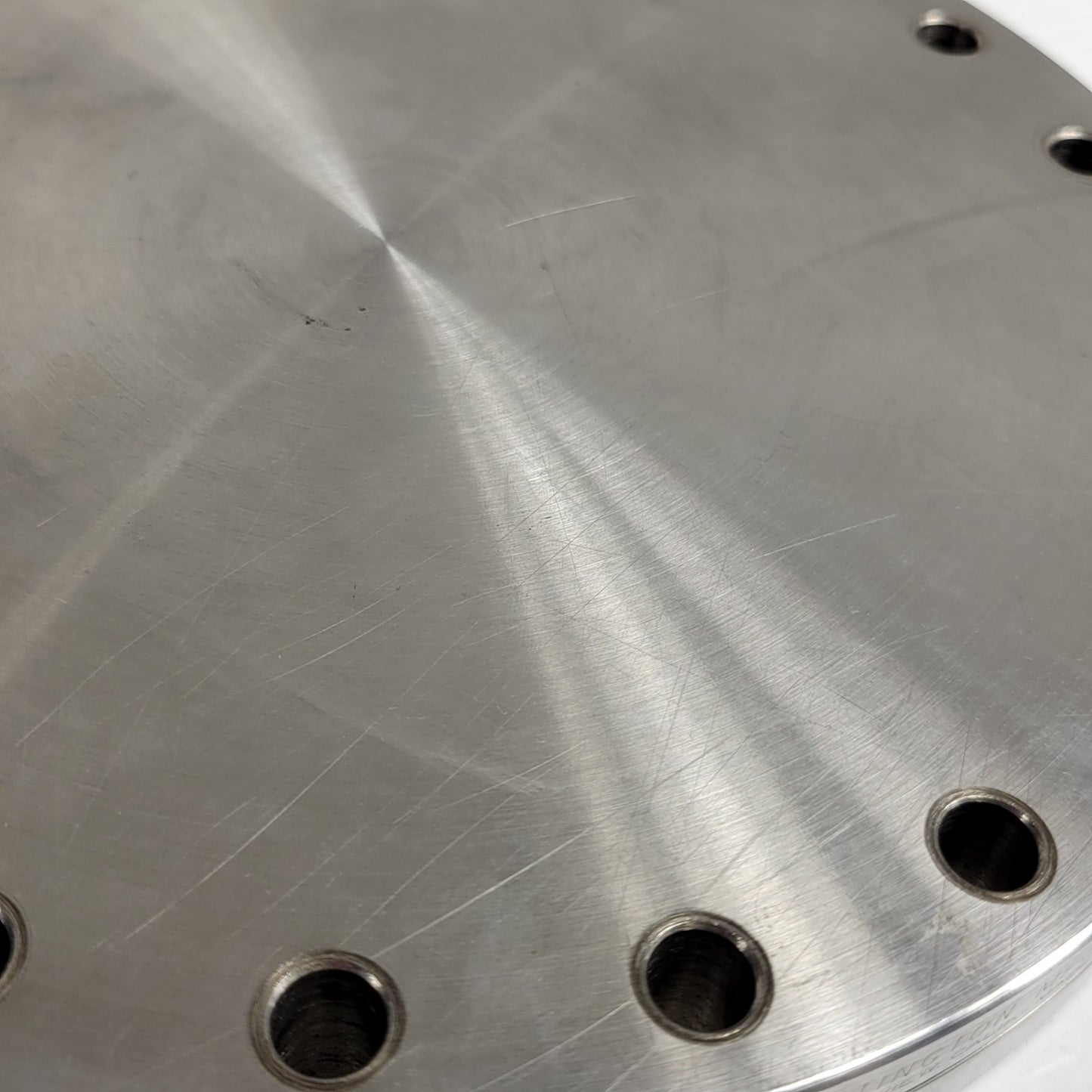 Huntington Labs 8" CF DN160CF Blank Flange Non-Rotatable SS Conflat High Vacuum