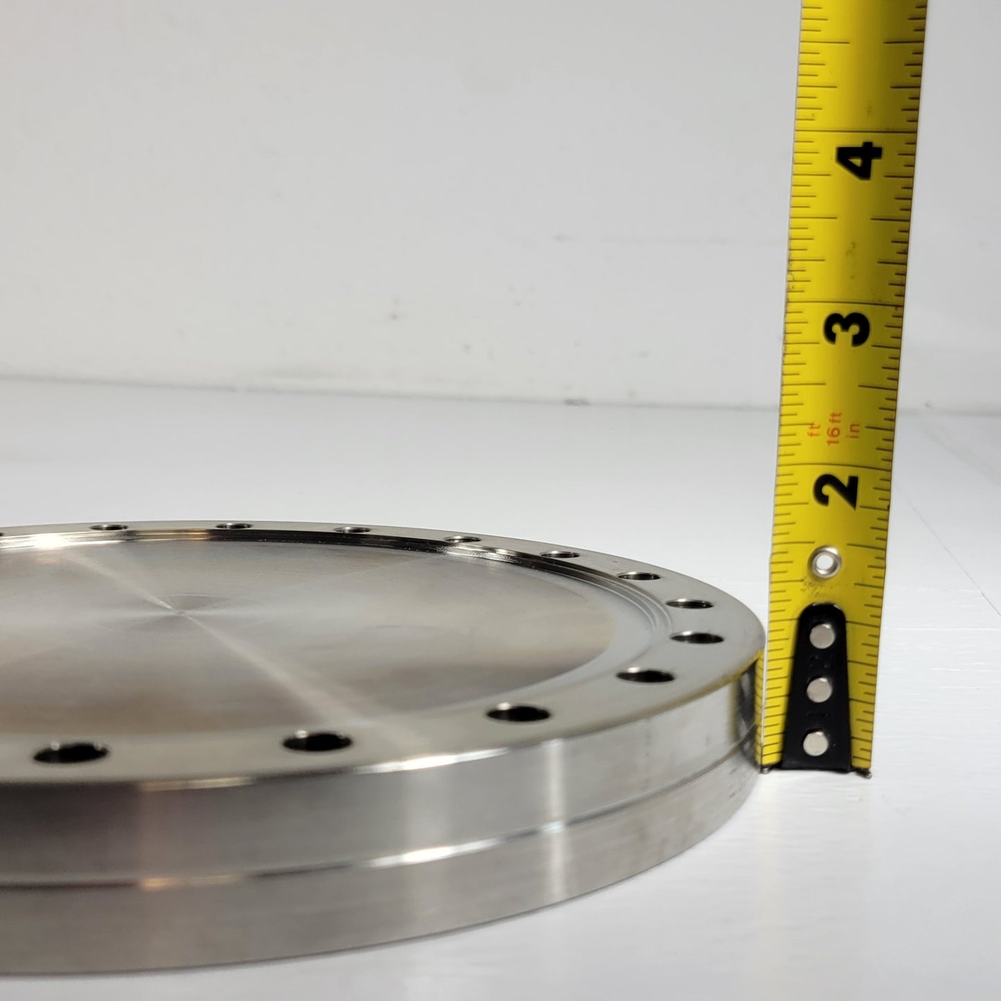 Huntington Labs 8" CF DN160CF Blank Flange Non-Rotatable SS Conflat High Vacuum