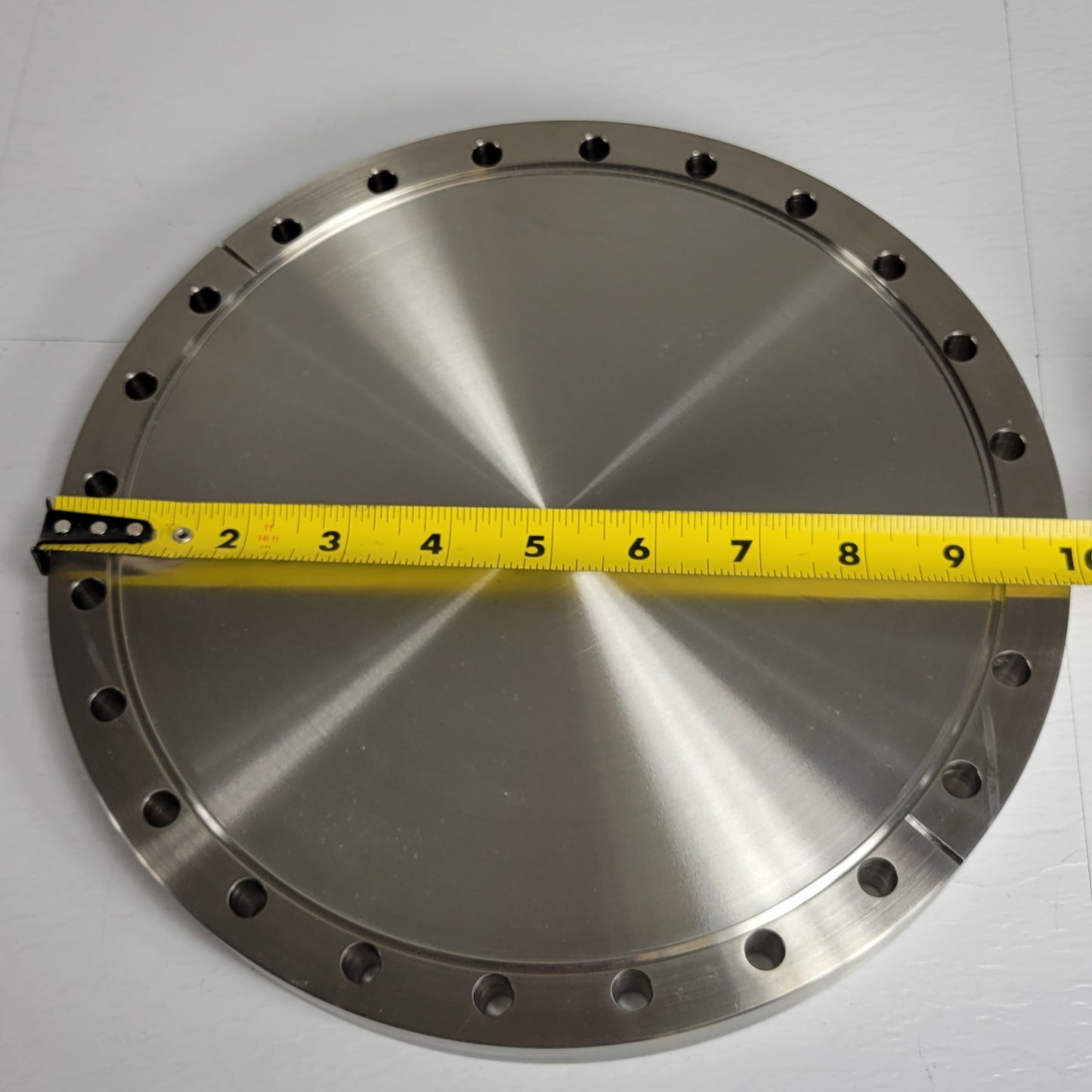 MKS DN200CF 10" CF Blank Flange Non Rotatable Conflat High Vacuum Knife Edge