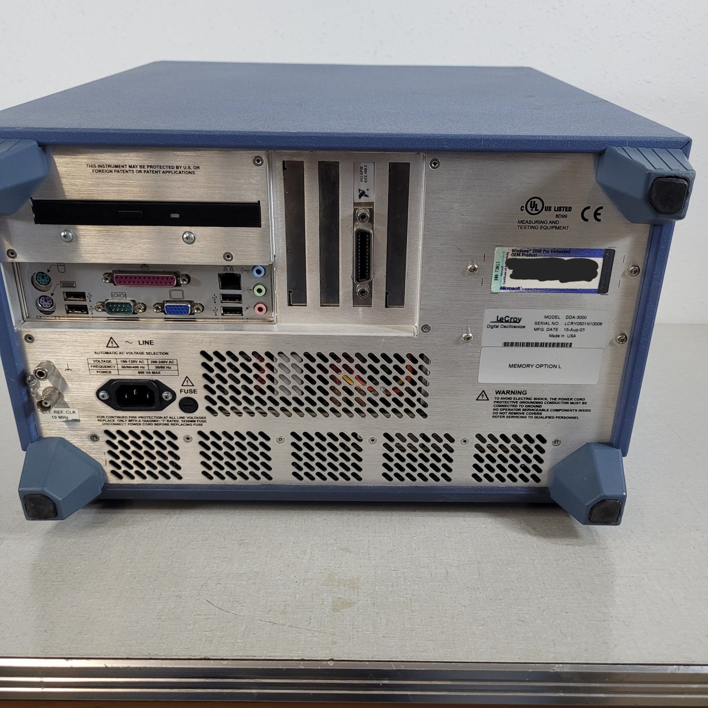 TESTED -3 CHANNELS ONLY- LeCroy DDA-3000 Disk Drive Analyzer 3 GHz Oscilloscope