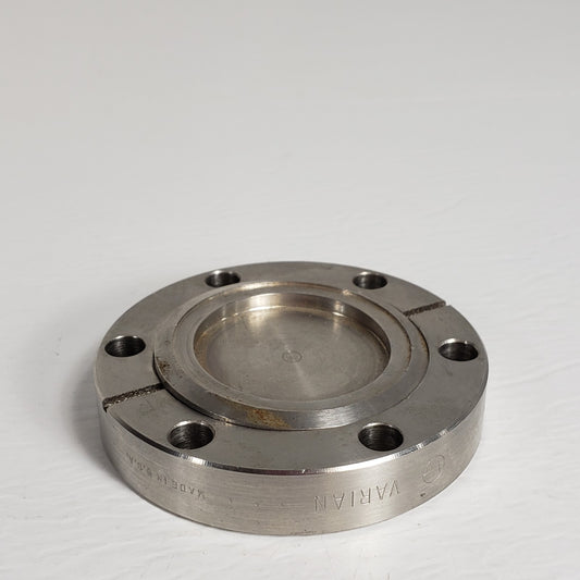 DENTED KNIFE EDGE Varian 2.75" CF DN35CF Rotatable Conflat Blank Flange